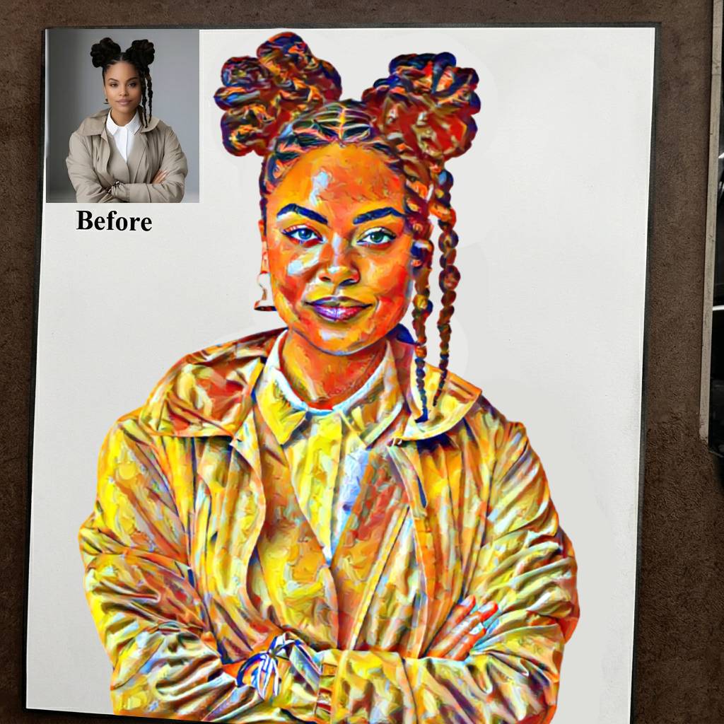 Hunch Art Portrait by XILEF Art Uganda