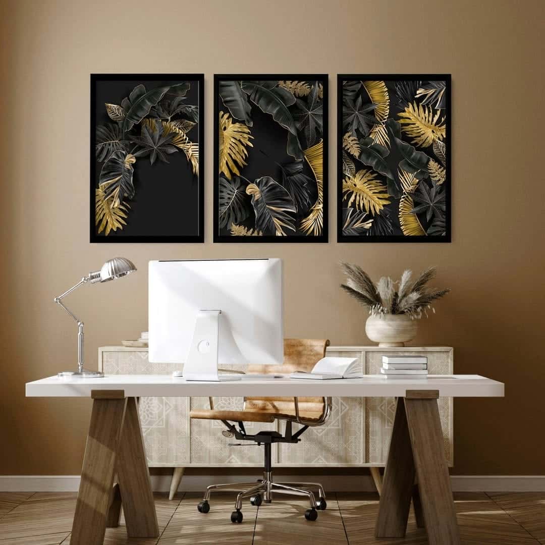 Abstract Artwork | Modern Wall Art Style | Trio, A2 at XILEF Art