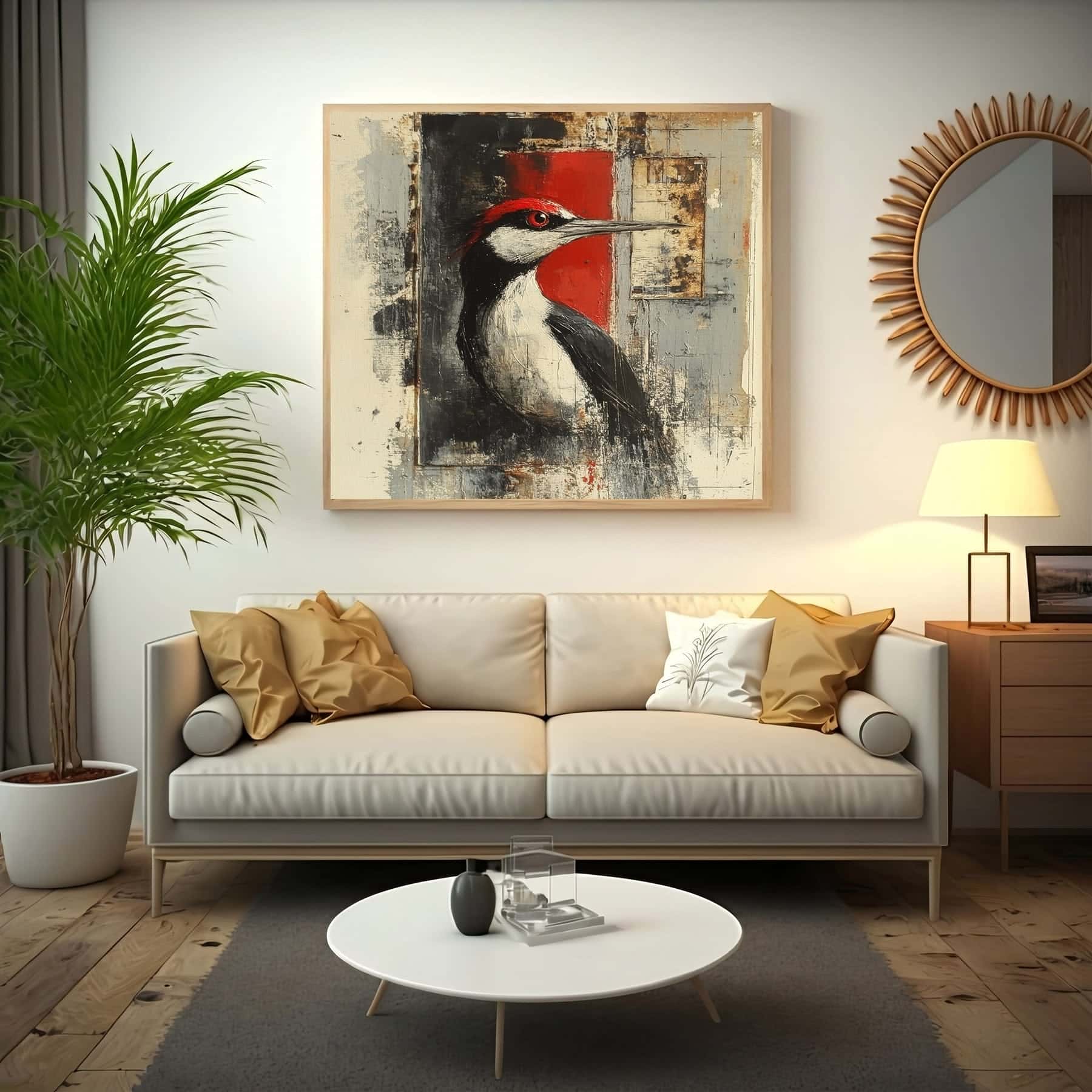 Woodpecker | Wildlife Artwork | Nature Wall Art | A2 at XILEF Art