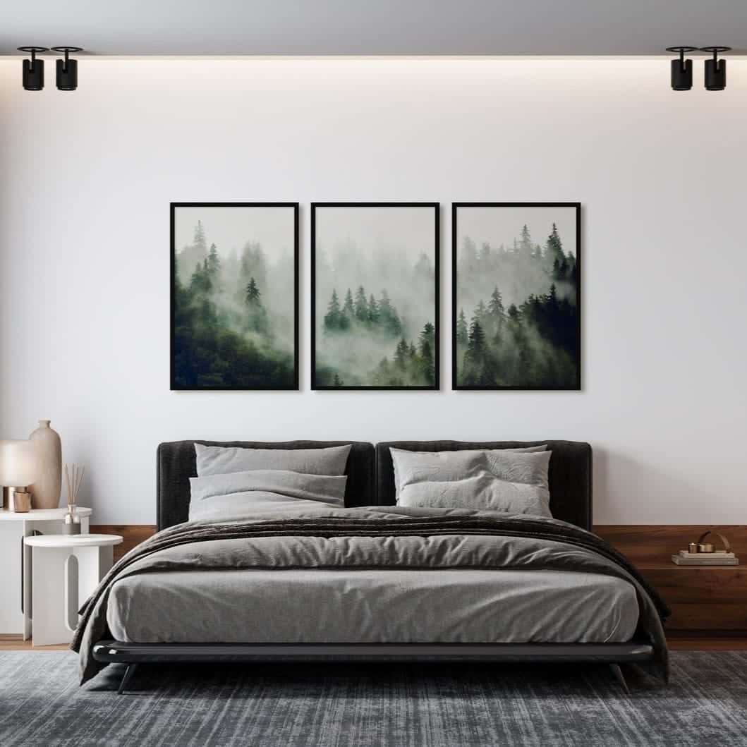 Landscape Artwork | Nature Wall Art | Trio, A2 at XILEF Art