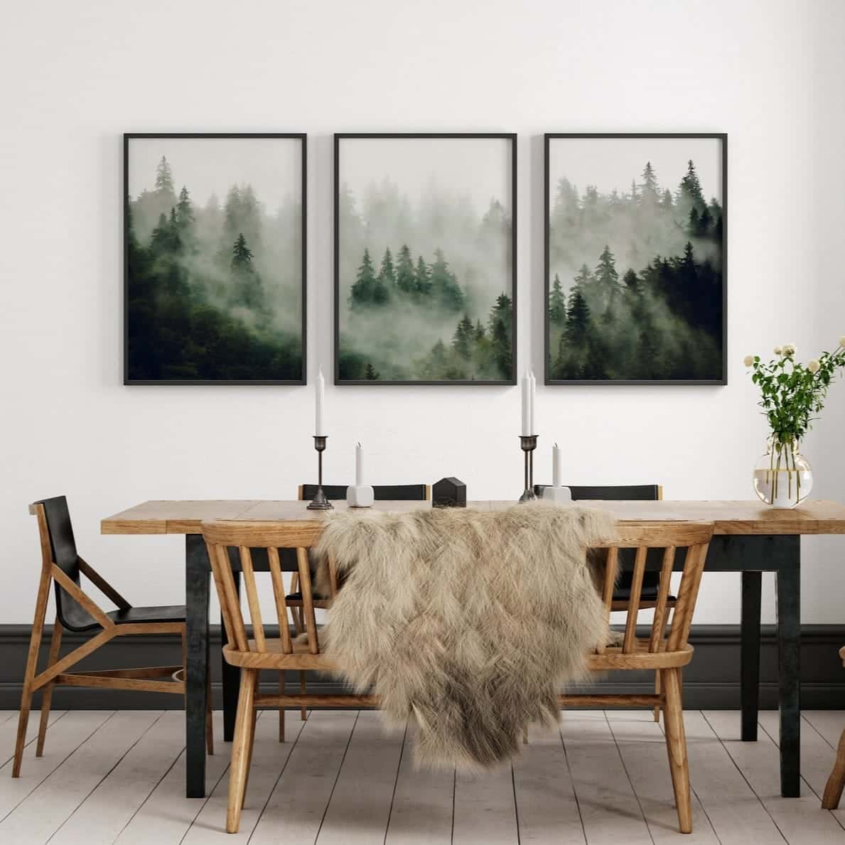 Landscape Artwork | Nature Wall Art | Trio, A2 at XILEF Art