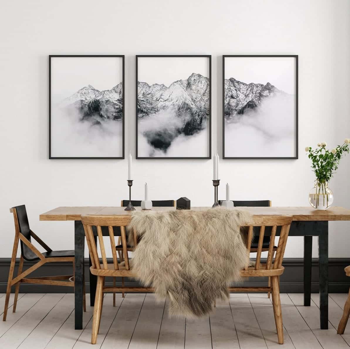 Landscape Artwork | Nature Wall Art | Trio, A2 at XILEF Art