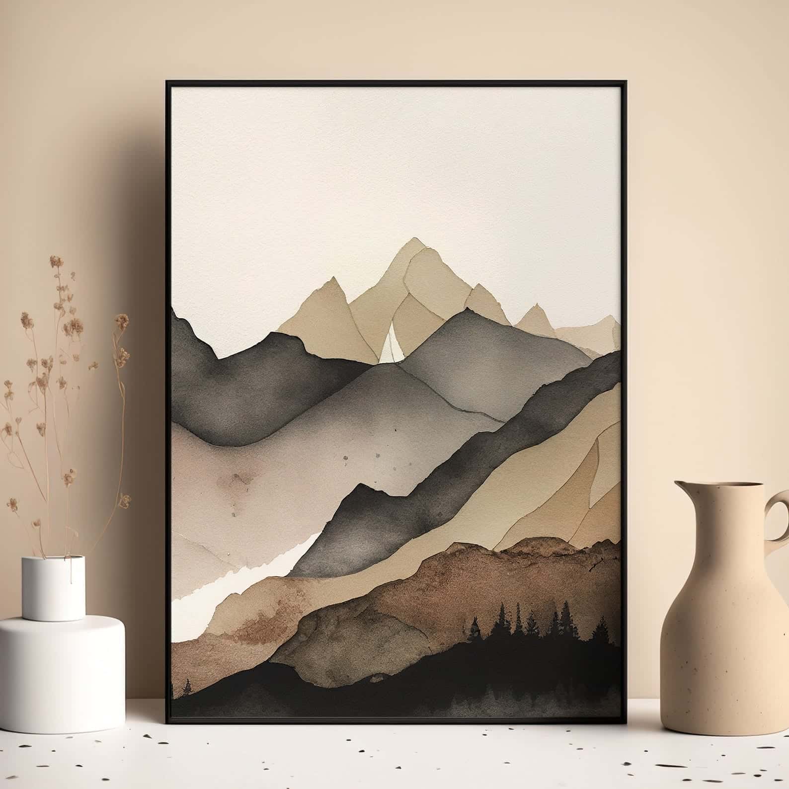 Landscape Artwork | Nature Wall Art | Single, A2 at XILEF Art