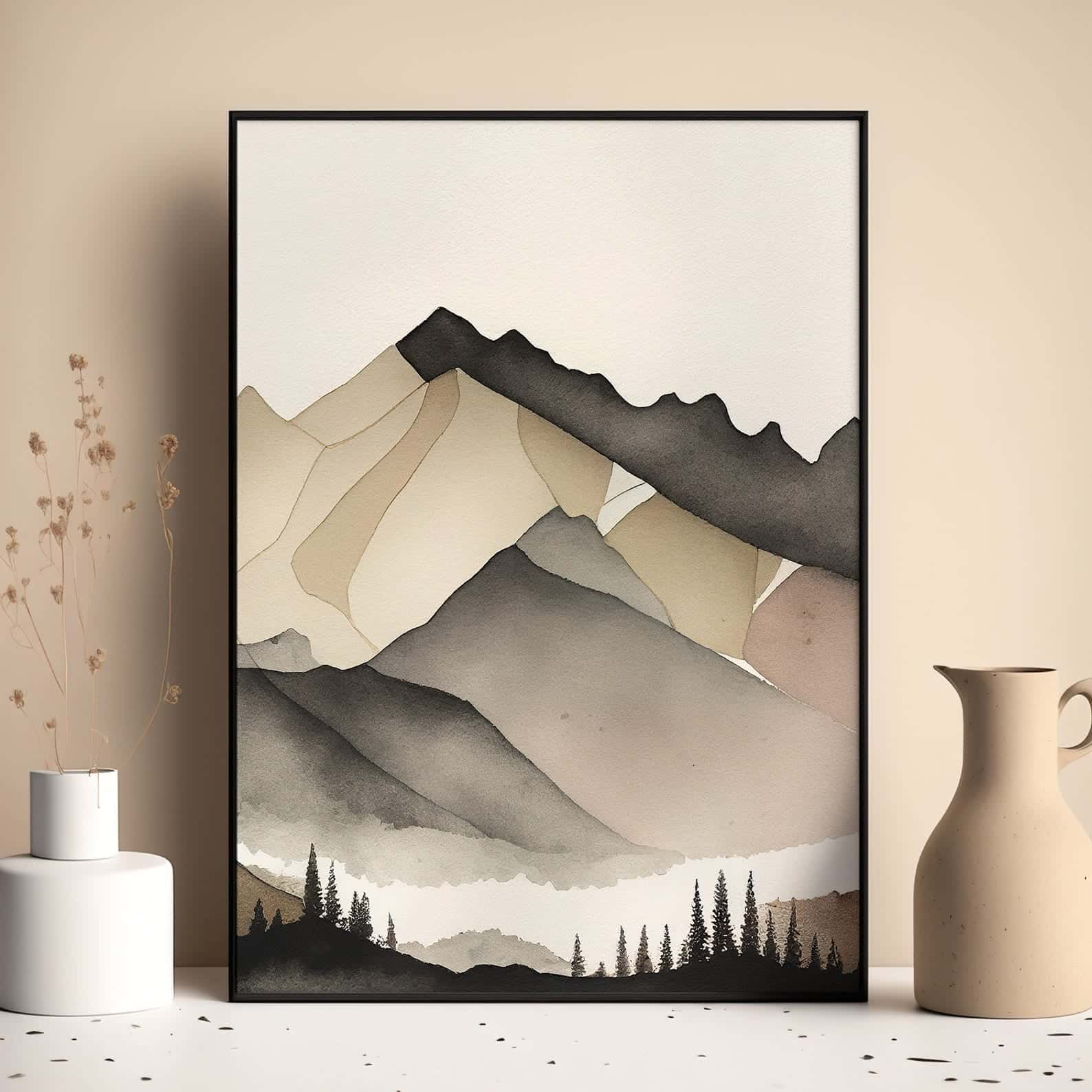 Landscape Artwork | Nature Wall Art | Single, A2 at XILEF Art