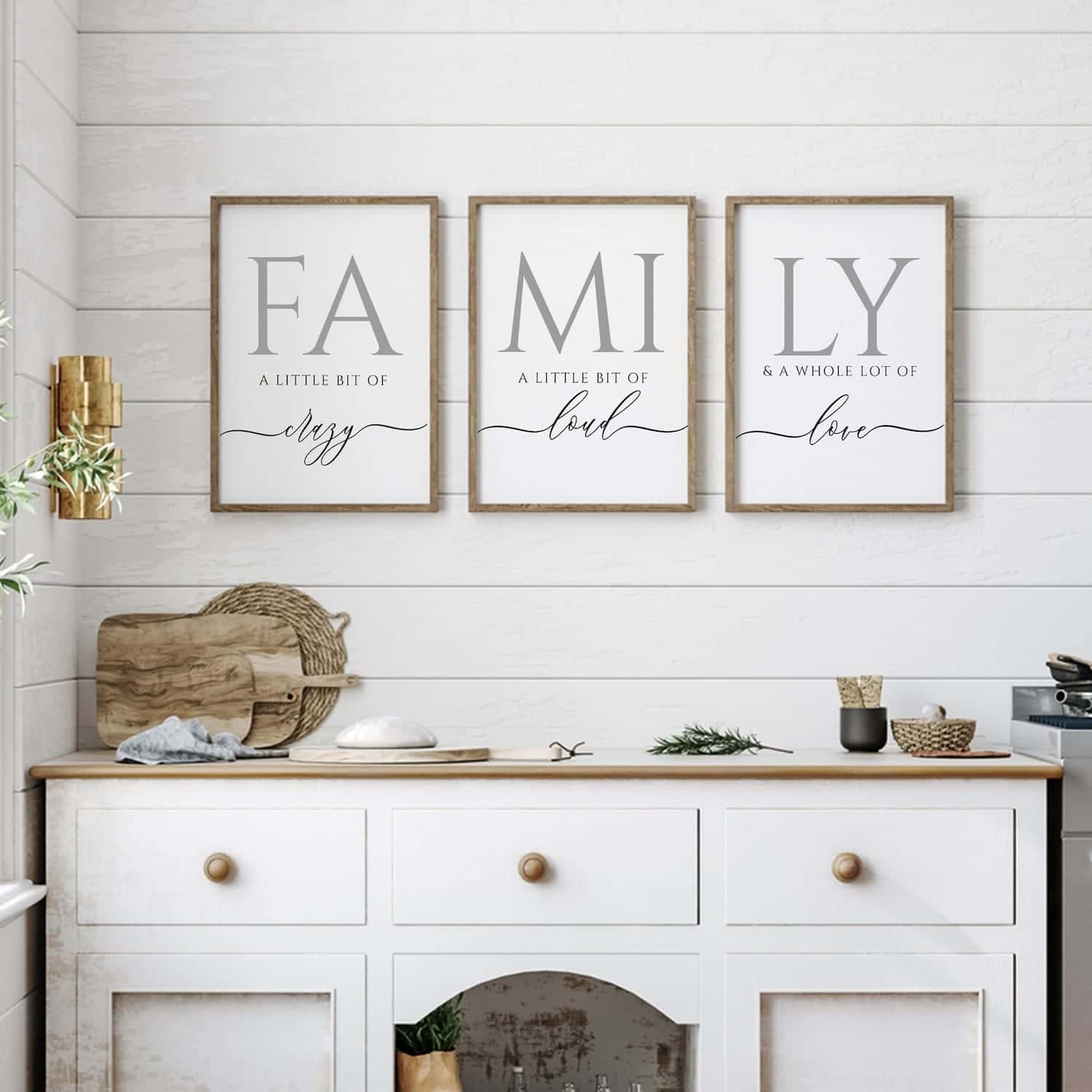 FAMILY Artwork | Custom Family Gift | Custom Wedding Gift | Custom Anniversary Gift | Trio Set Wall Art, A2 at XILEF Art
