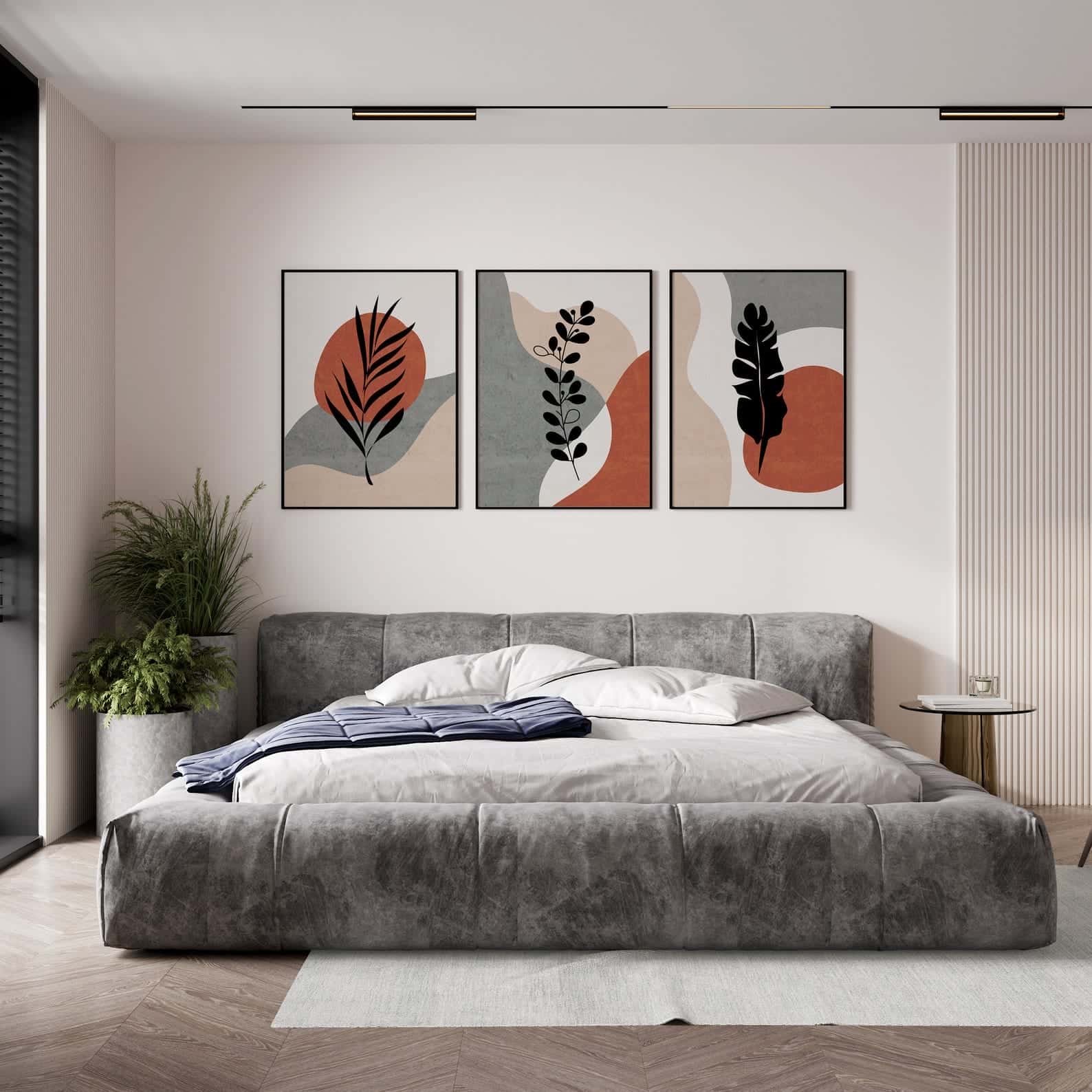 Abstract Artwork | Modern Wall Art Style | Trio, A2 at XILEF Art