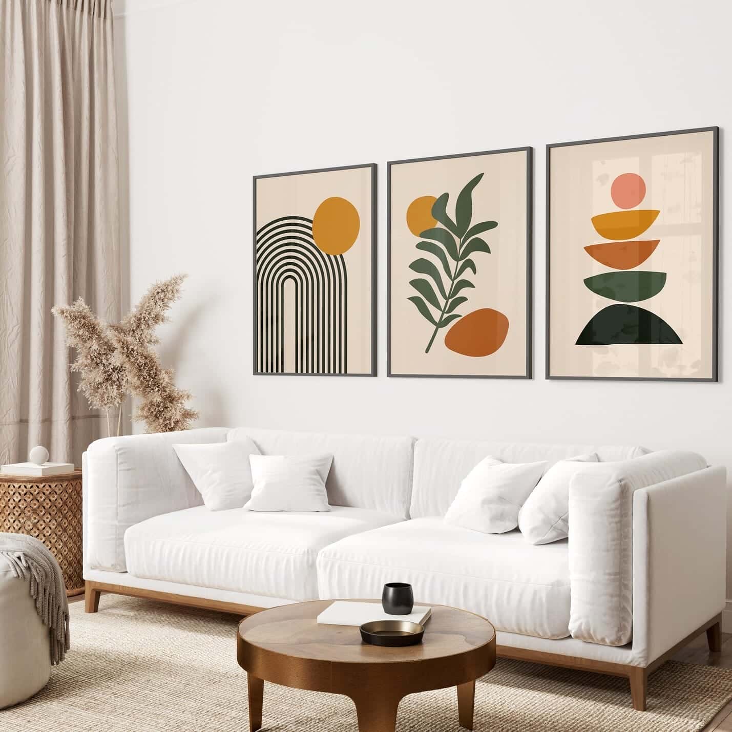 Abstract Artwork | Modern Wall Art Style | Trio, A2 at XILEF Art