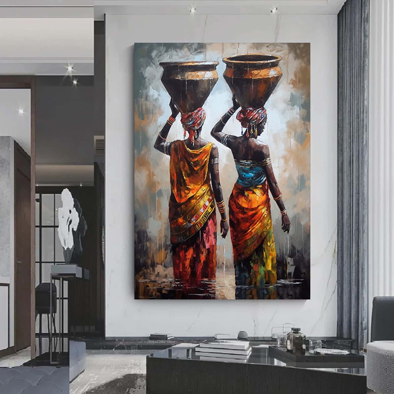 African Artwork | Afrocentric Wall Art | A2 at XILEF Art