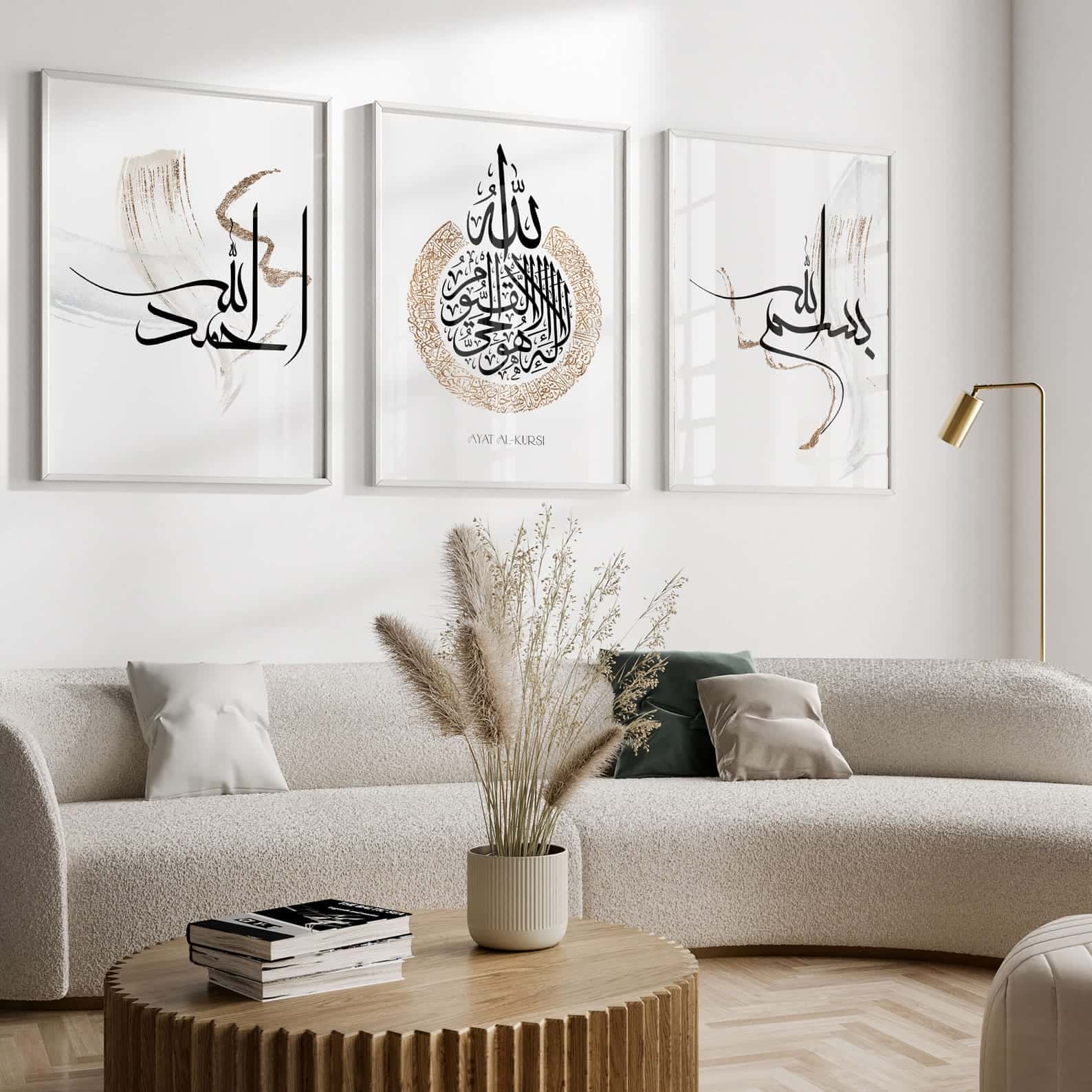 Islamic Artwork | Wall Art for Muslims | Trio, A2 at XILEF Art