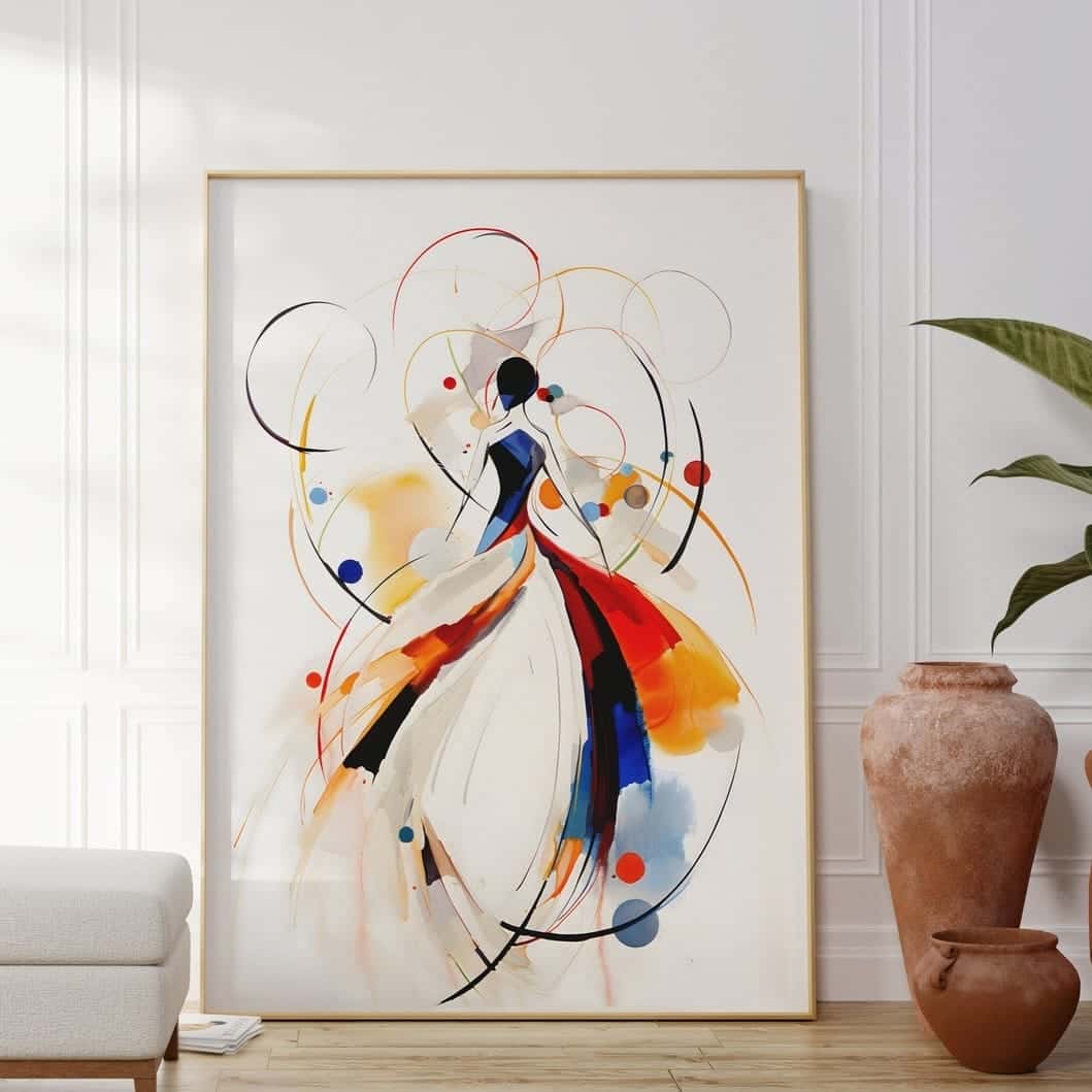 Abstract Artwork | Modern Wall Art Style | Single, A2 at XILEF Art