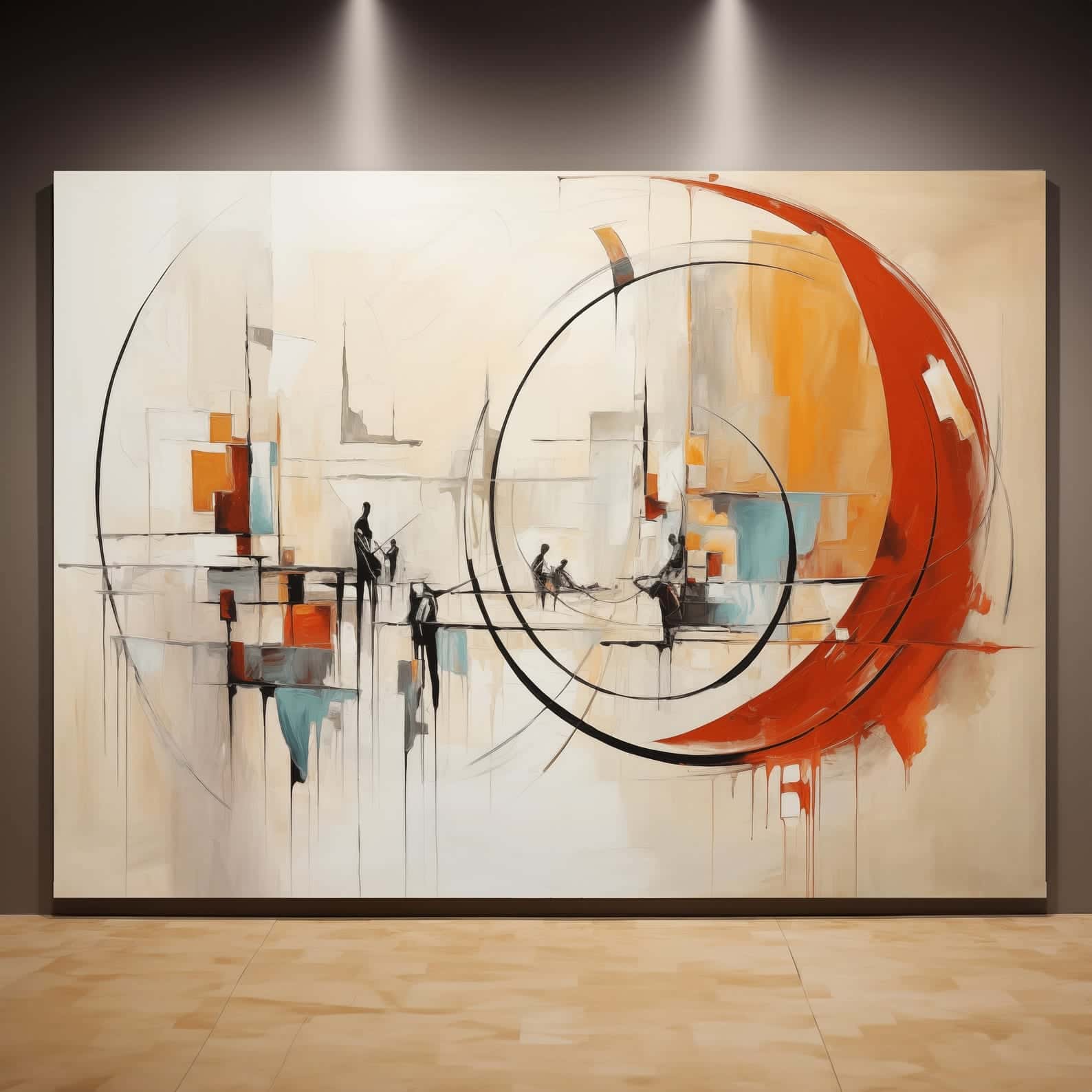 Abstract Artwork | Modern Wall Art Style | Single, A2 at XILEF Art