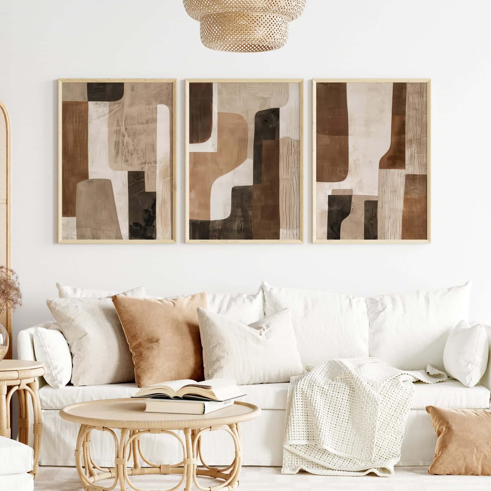 Abstract Artwork | Modern Wall Art Style | Trio, A2 at XILEF Art