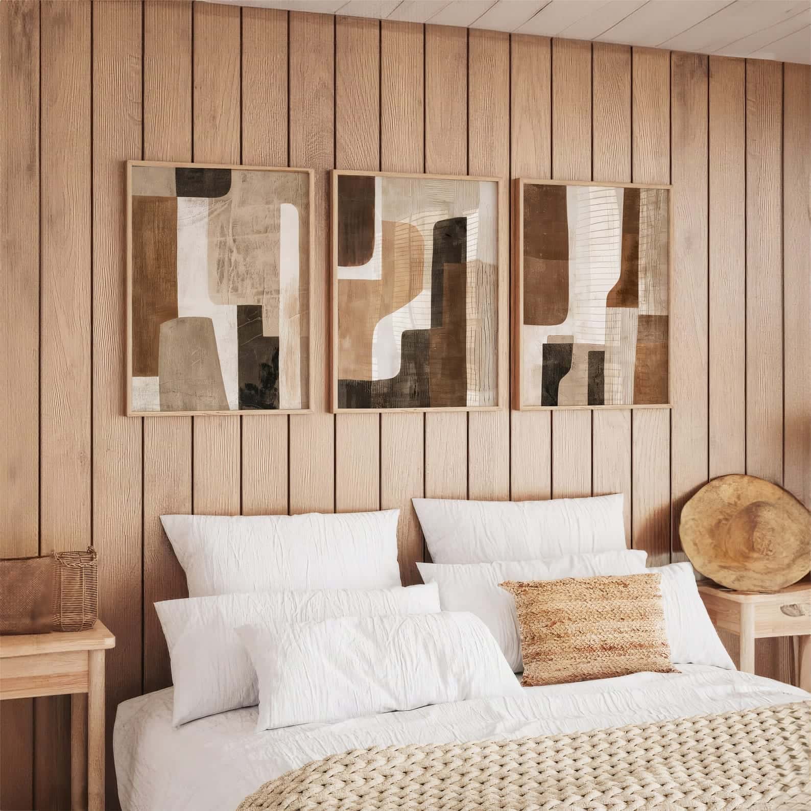 Abstract Artwork | Modern Wall Art Style | Trio, A2 at XILEF Art