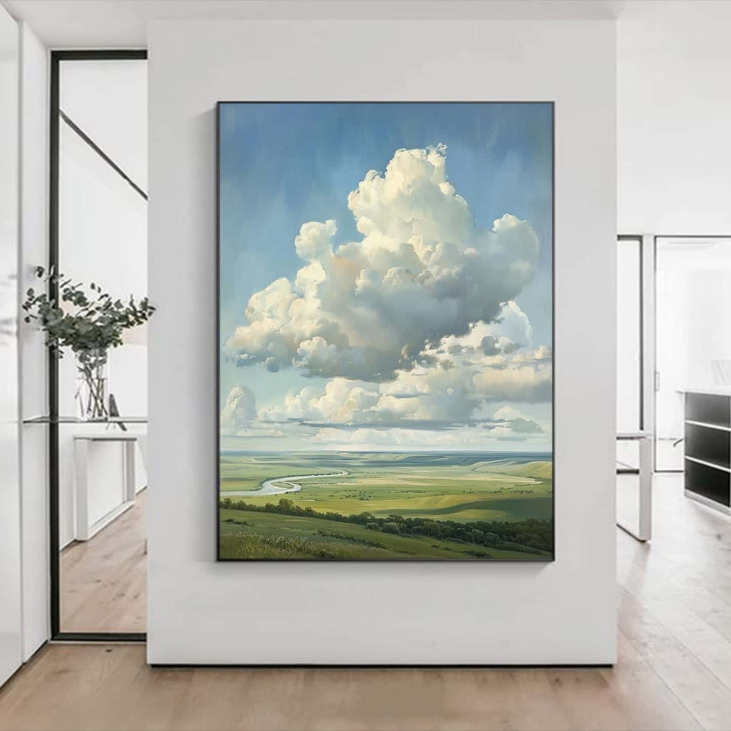 Sky and Clouds Artwork | Nature Wall Art | Single, A2 at XILEF Art