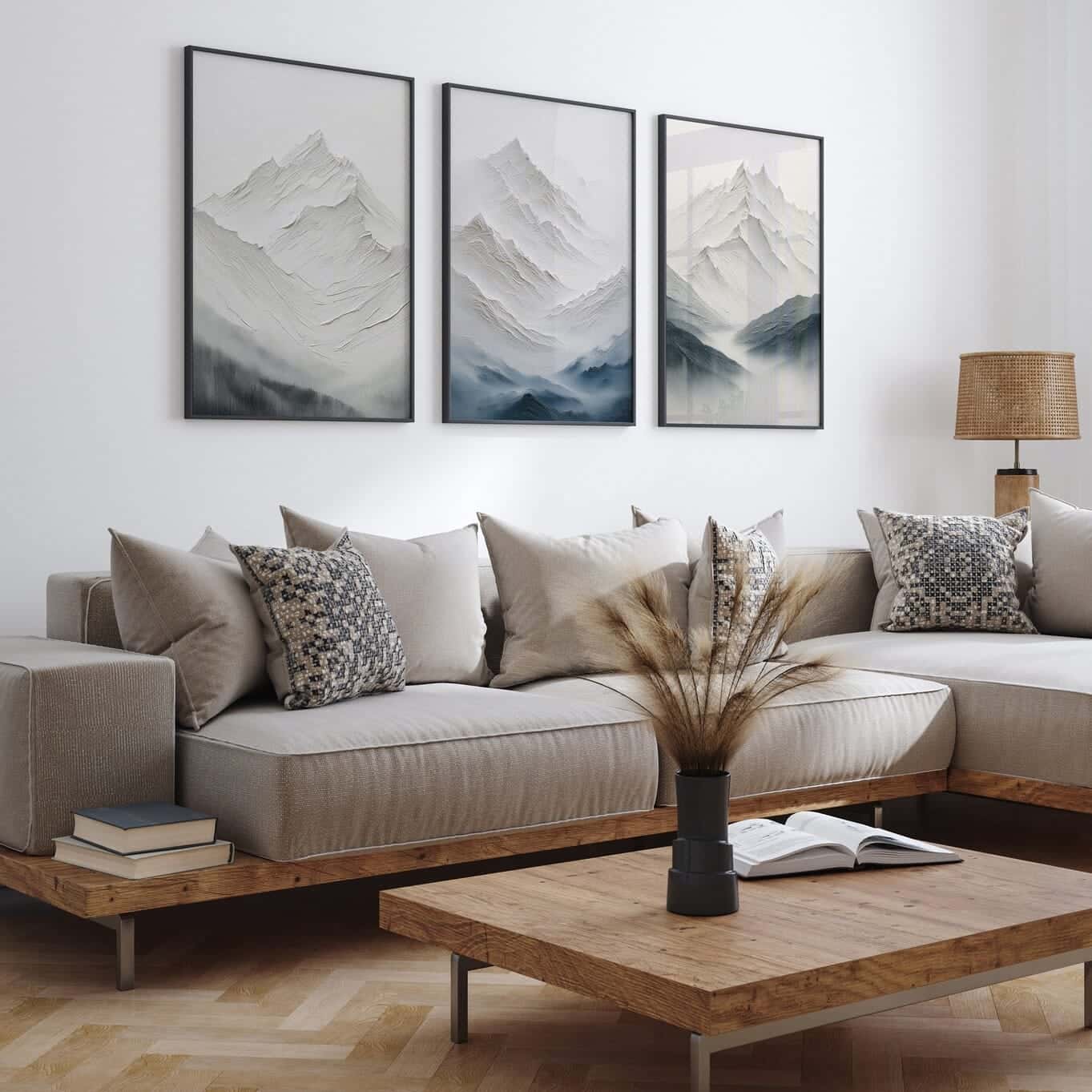 Landscape Artwork | Nature Wall Art | Trio, A2 at XILEF Art