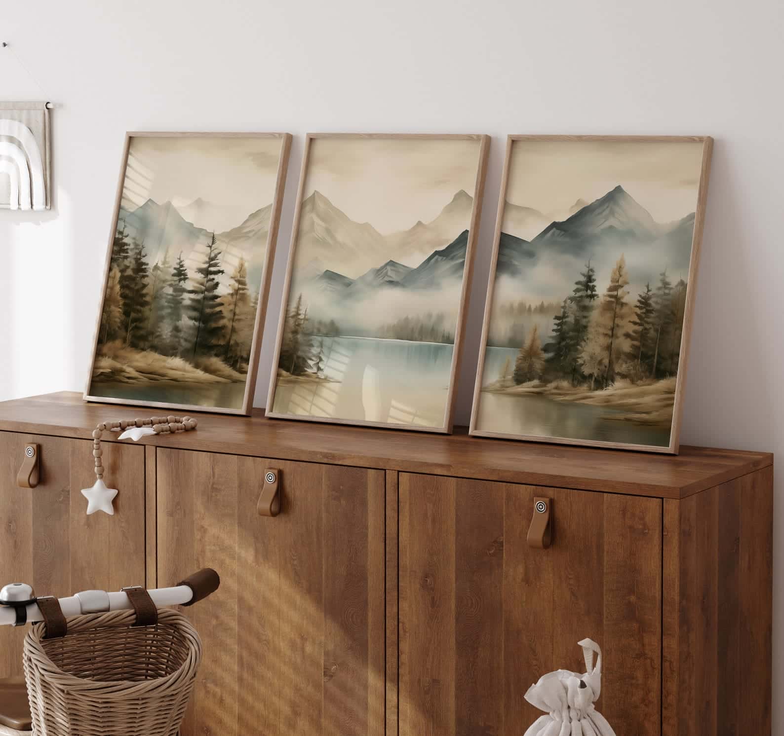 Landscape Artwork | Nature Wall Art | Trio, A2 at XILEF Art
