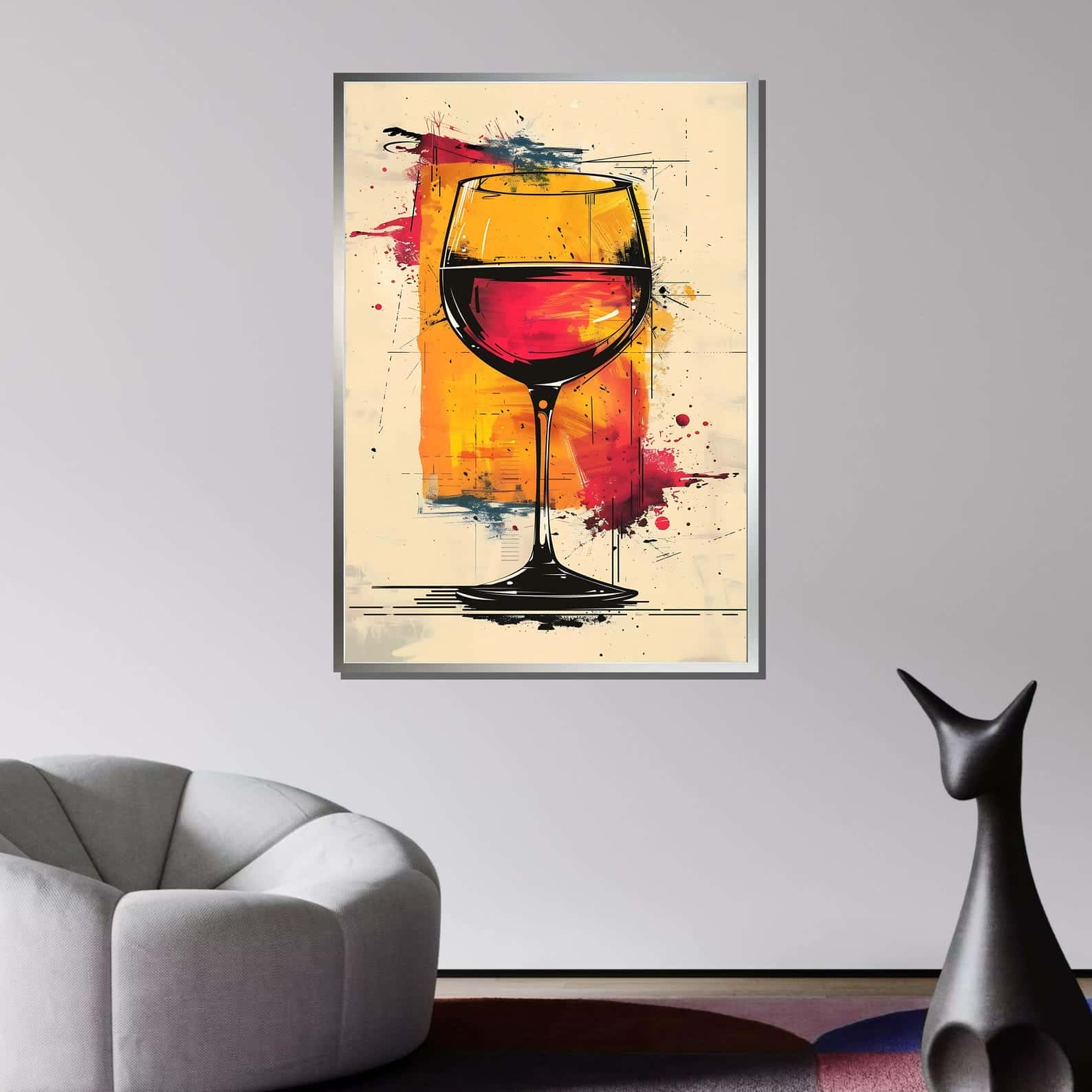 Kitchen or Dining Artwork |  Home Wall Art | Single, A2 at XILEF Art