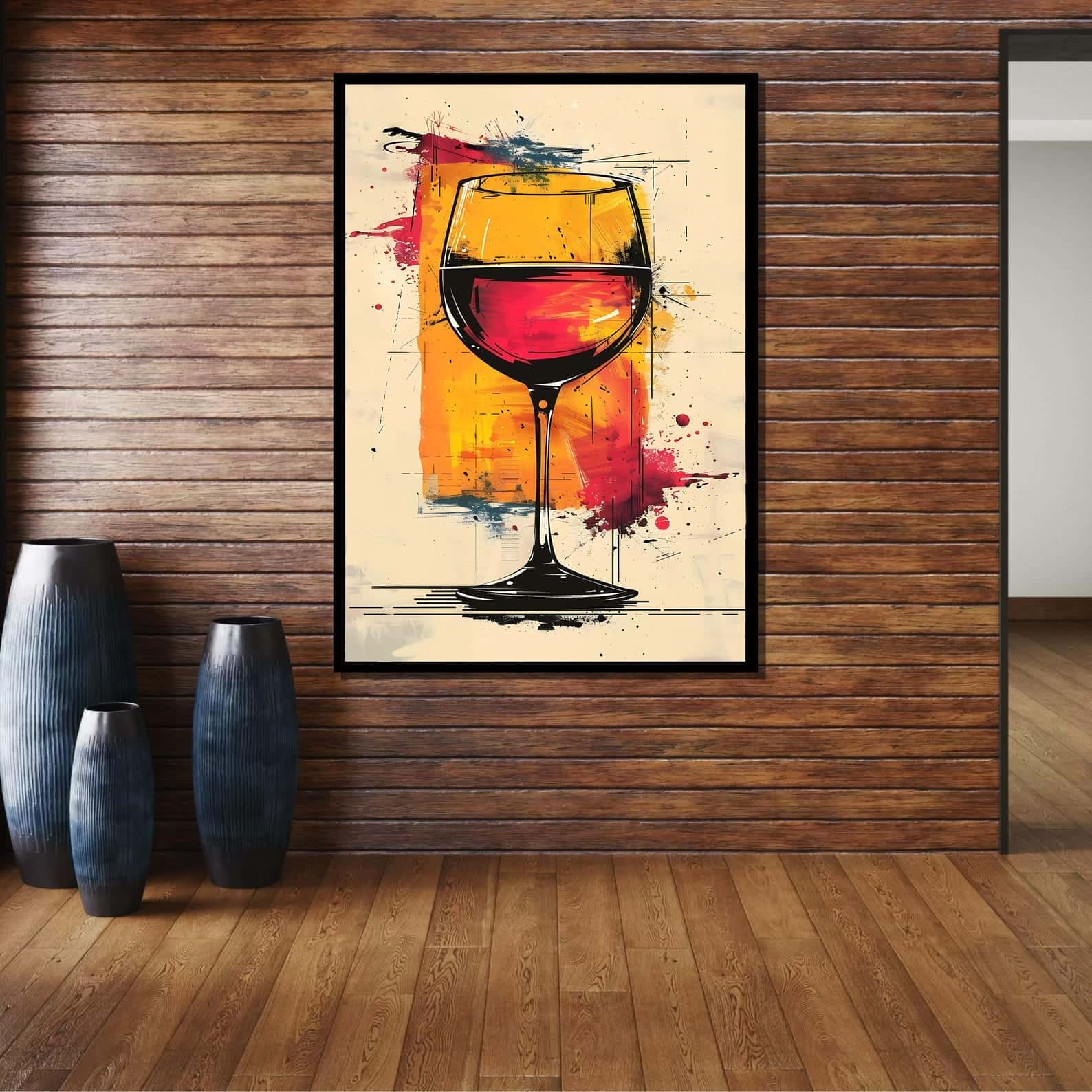 Kitchen or Dining Artwork |  Home Wall Art | Single, A2 at XILEF Art