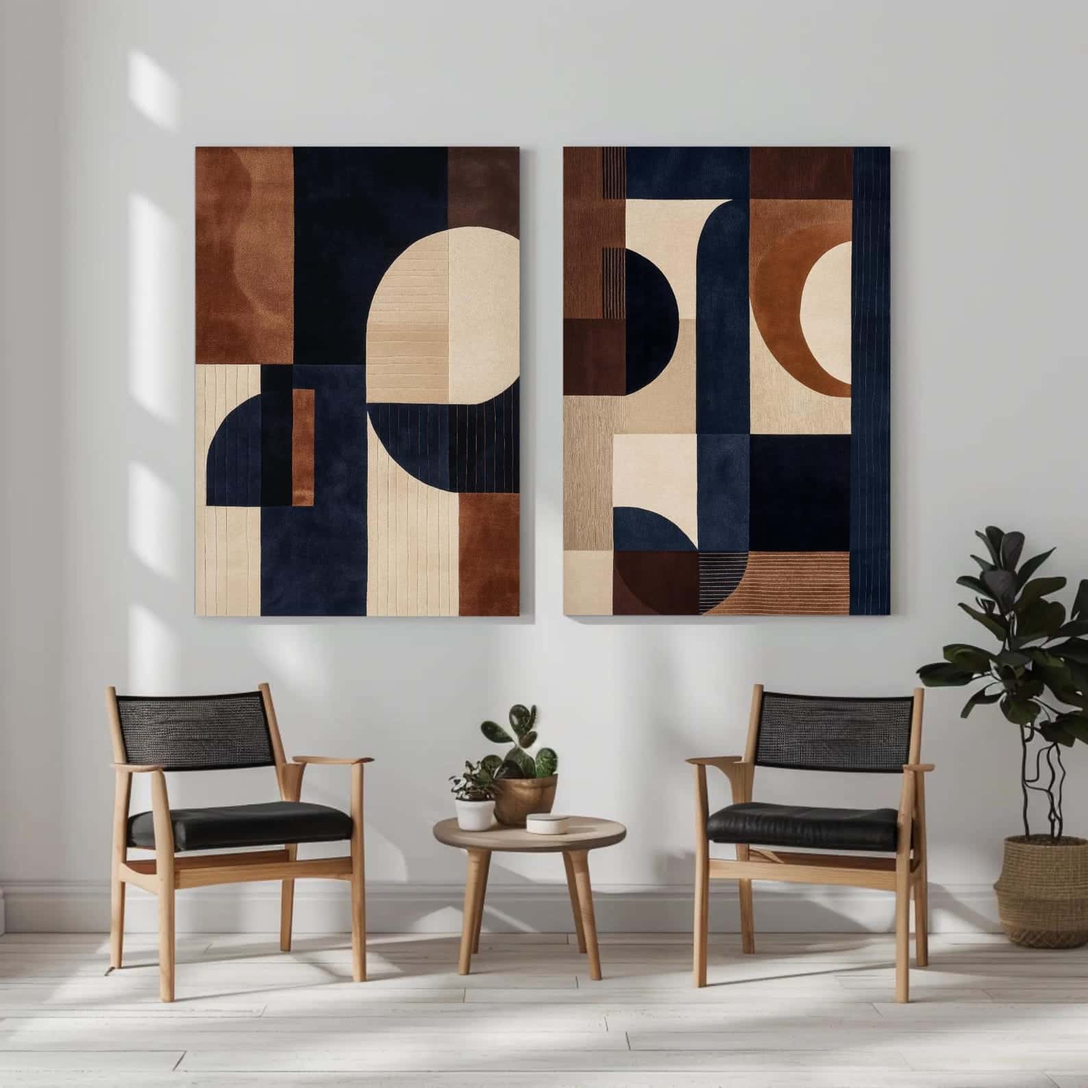 Abstract Artwork | Modern Wall Art Style | Duo, A2 at XILEF Art