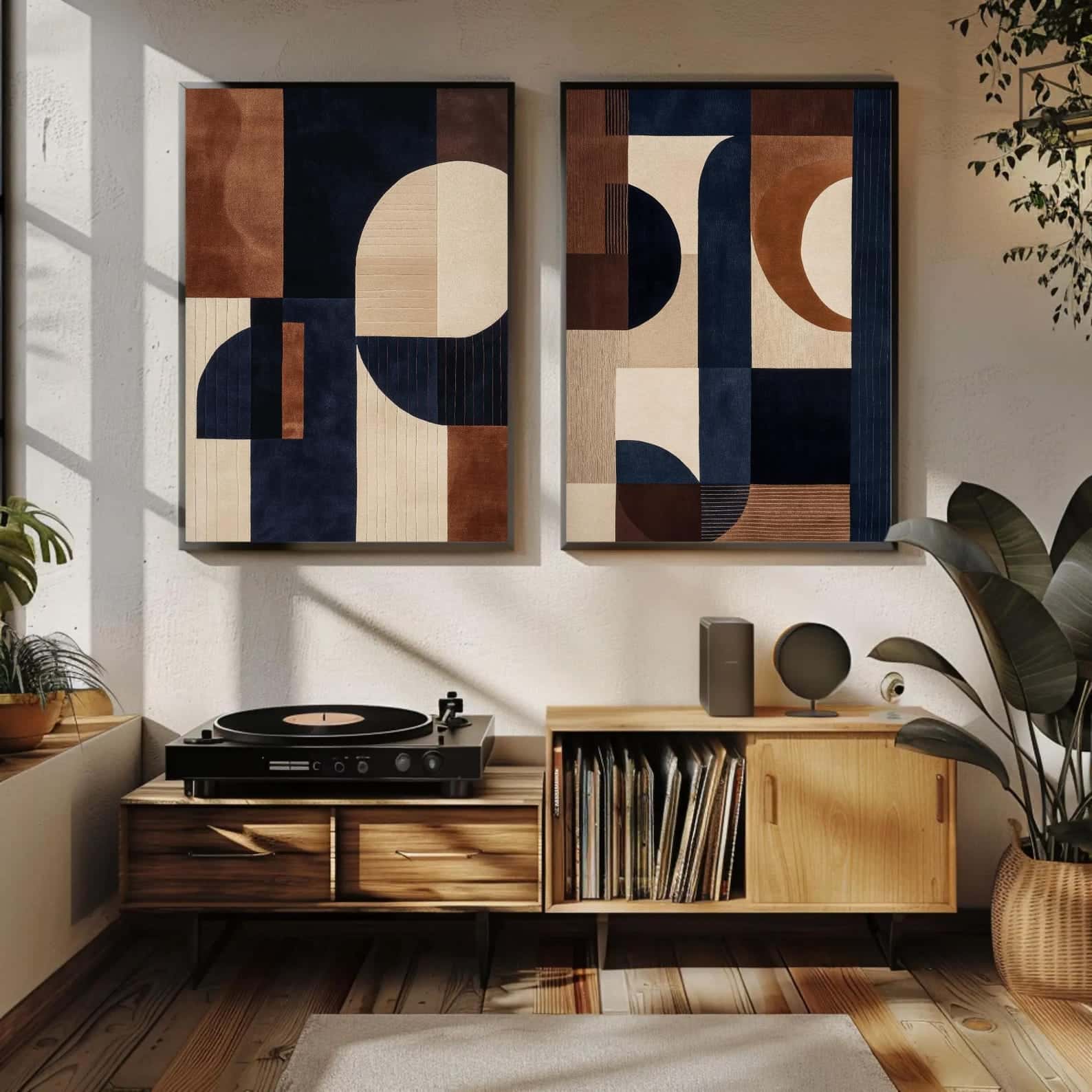 Abstract Artwork | Modern Wall Art Style | Duo, A2 at XILEF Art