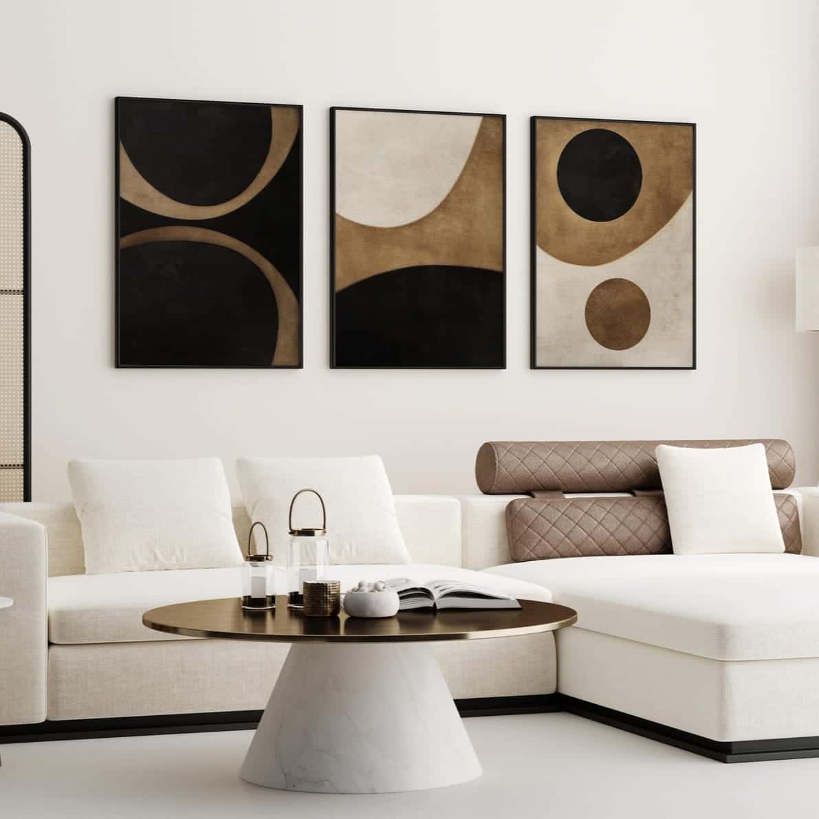 Abstract Artwork | Modern Wall Art Style | Trio, A2 at XILEF Art