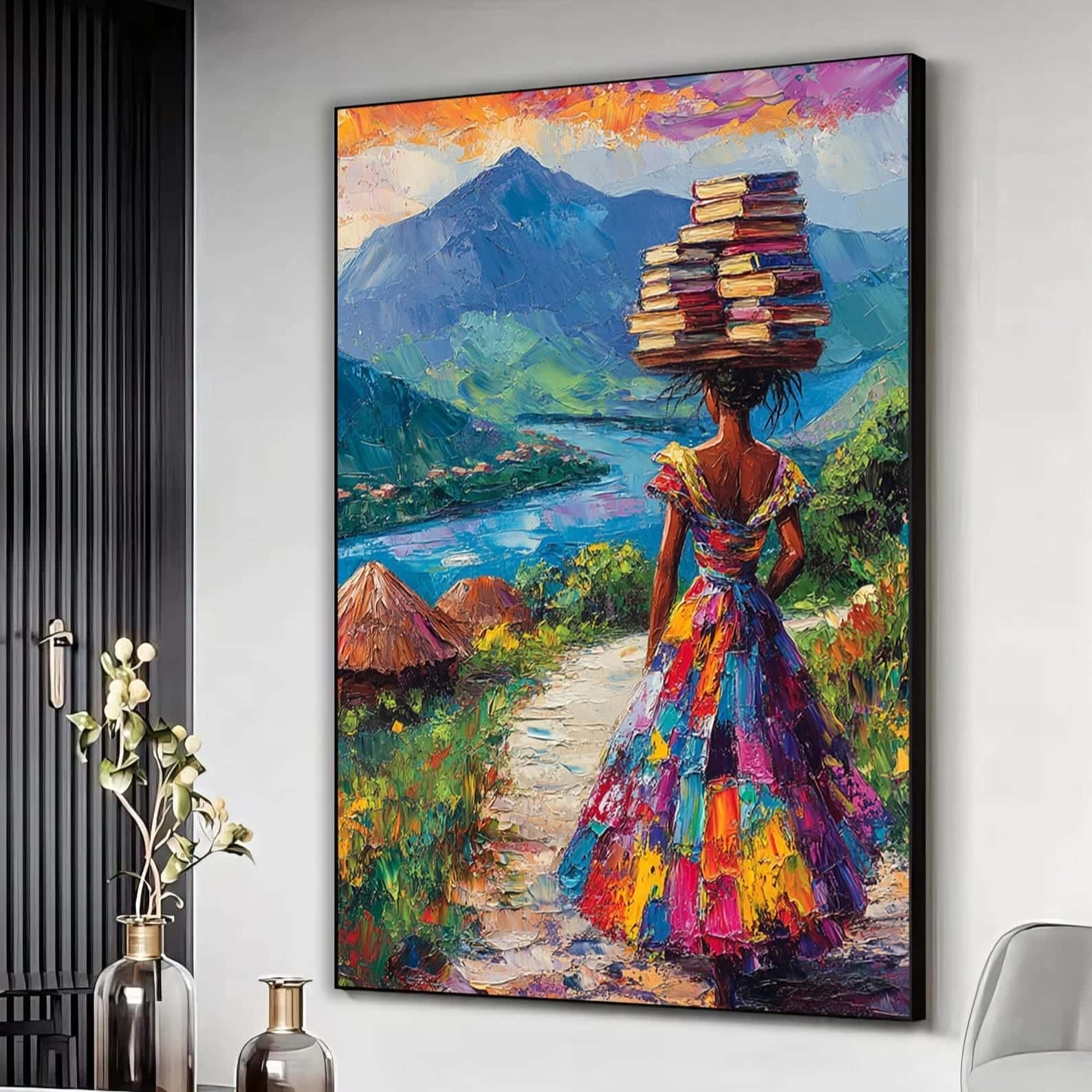 African Artwork | Afrocentric Wall Art | A2 at XILEF Art