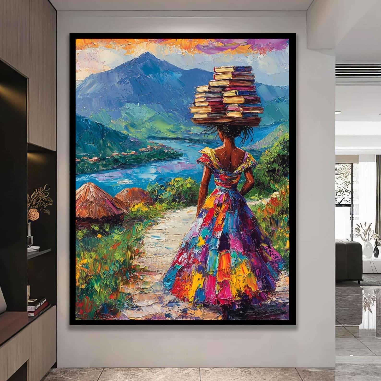 African Artwork | Afrocentric Wall Art | A2 at XILEF Art