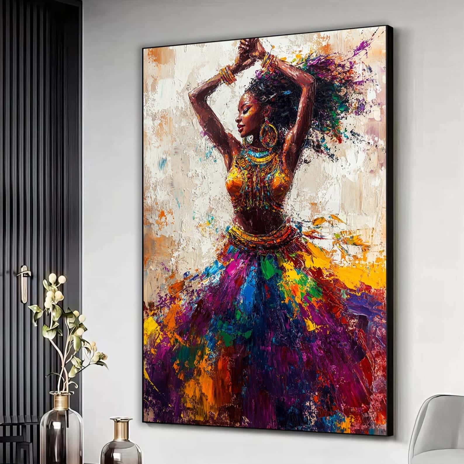 African Artwork | Afrocentric Wall Art | A2 at XILEF Art