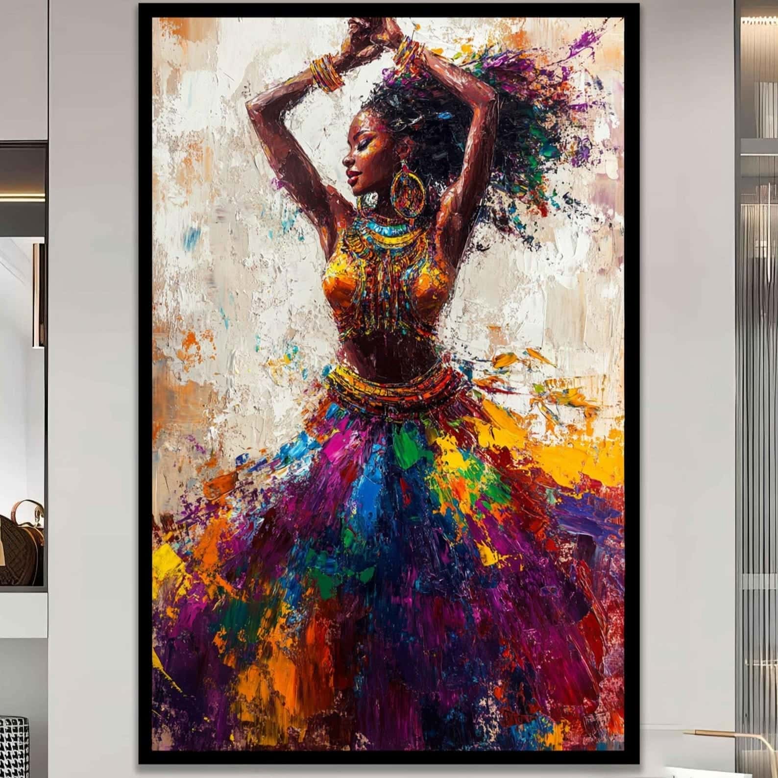 African Artwork | Afrocentric Wall Art | A2 at XILEF Art