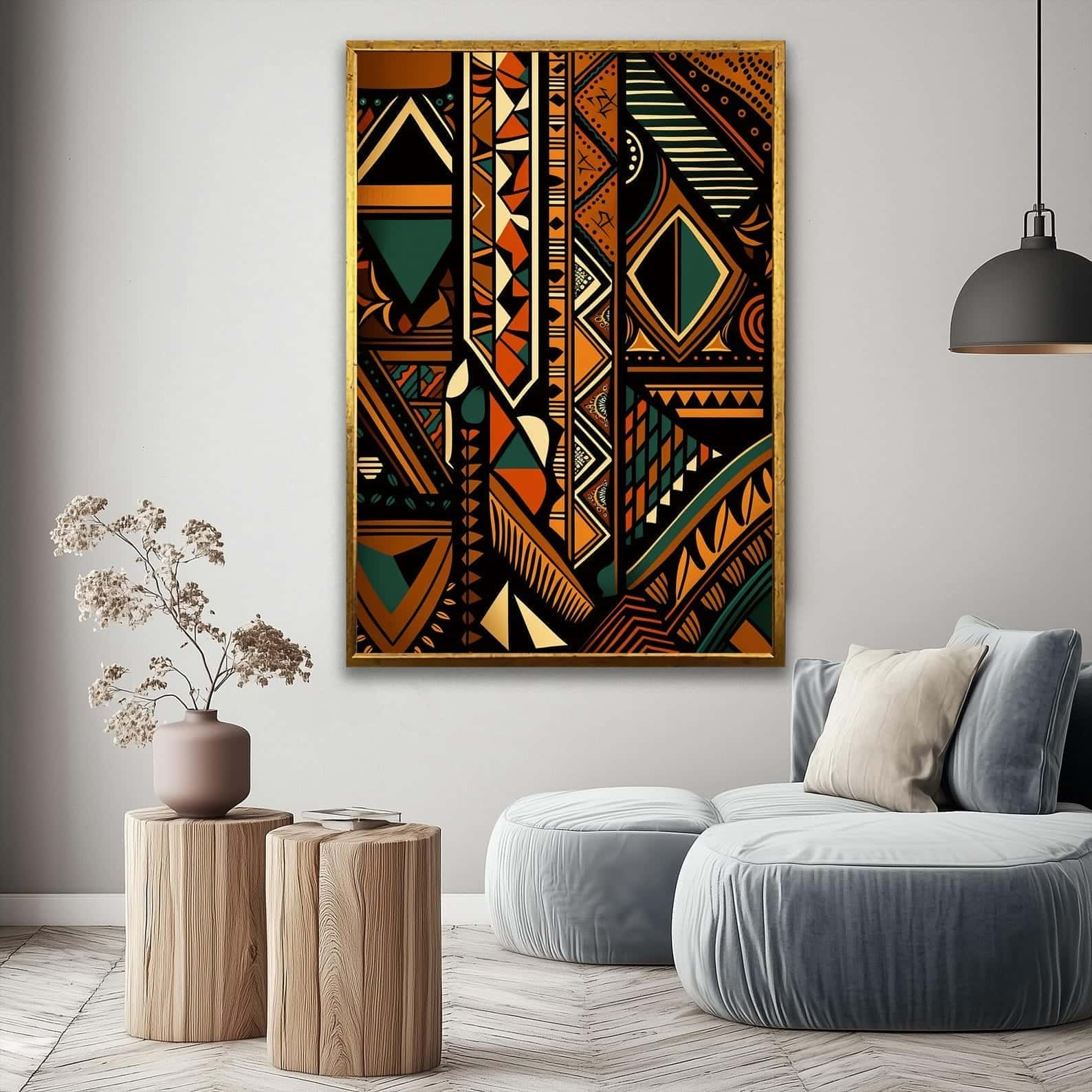 African Artwork | Afrocentric Wall Art | A2 at XILEF Art