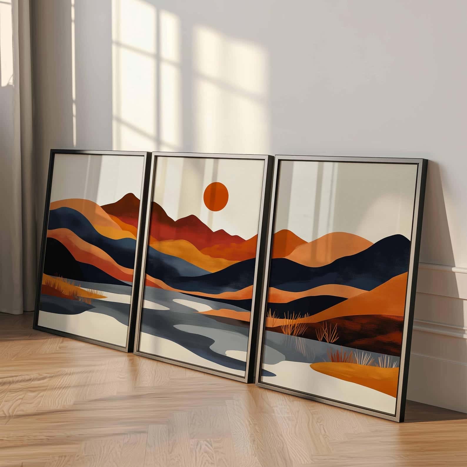 Landscape Artwork | Nature Wall Art | Trio, A2 at XILEF Art