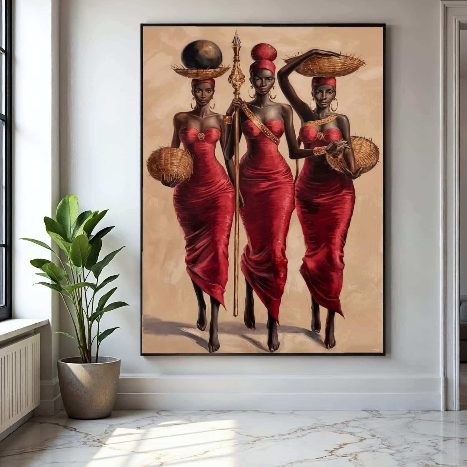 African Artwork | Afrocentric Wall Art | A2 at XILEF Art