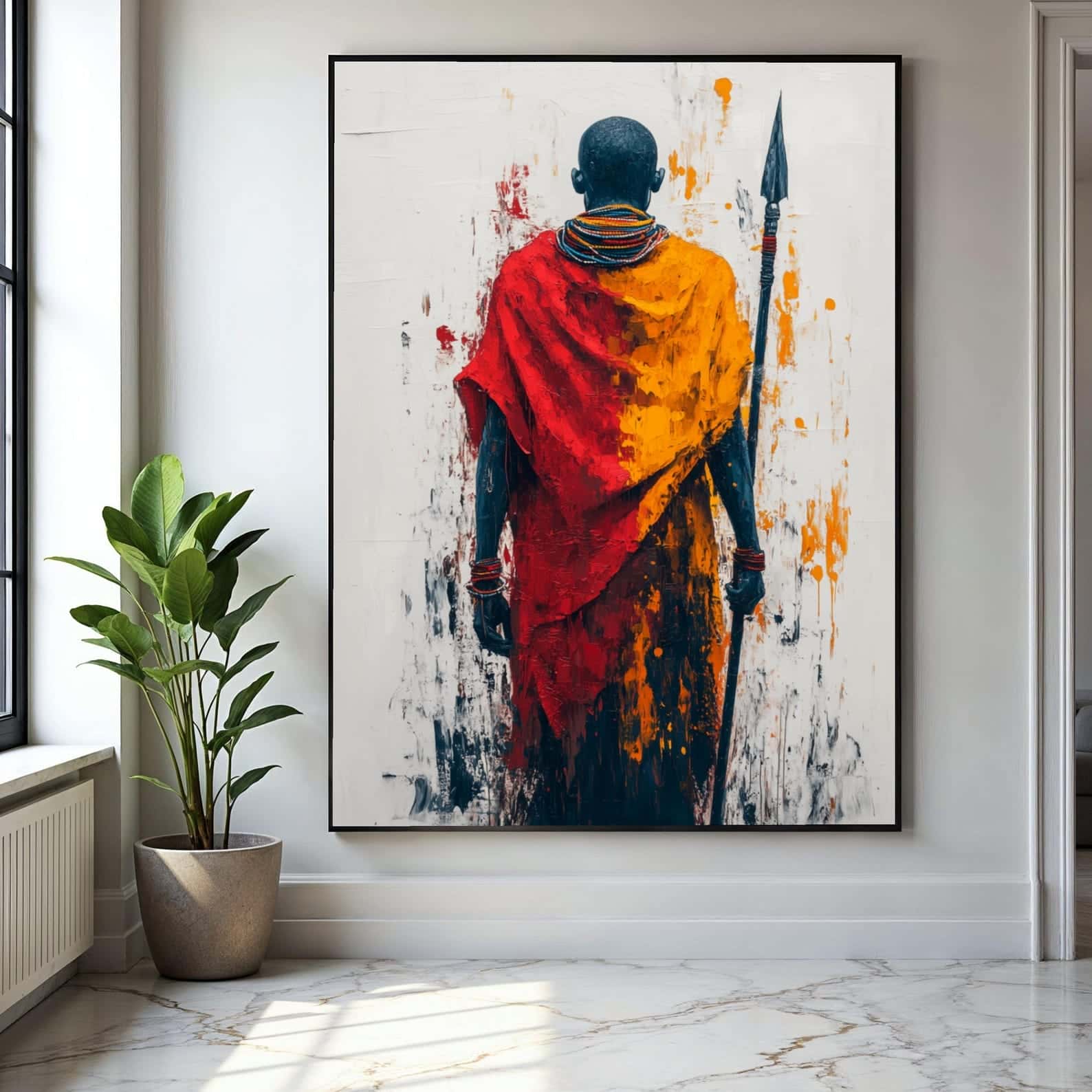African Artwork | Afrocentric Wall Art | A2 at XILEF Art