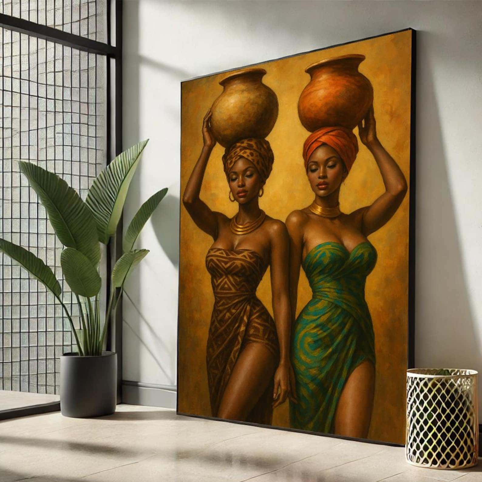 African Artwork | Afrocentric Wall Art | A2 at XILEF Art