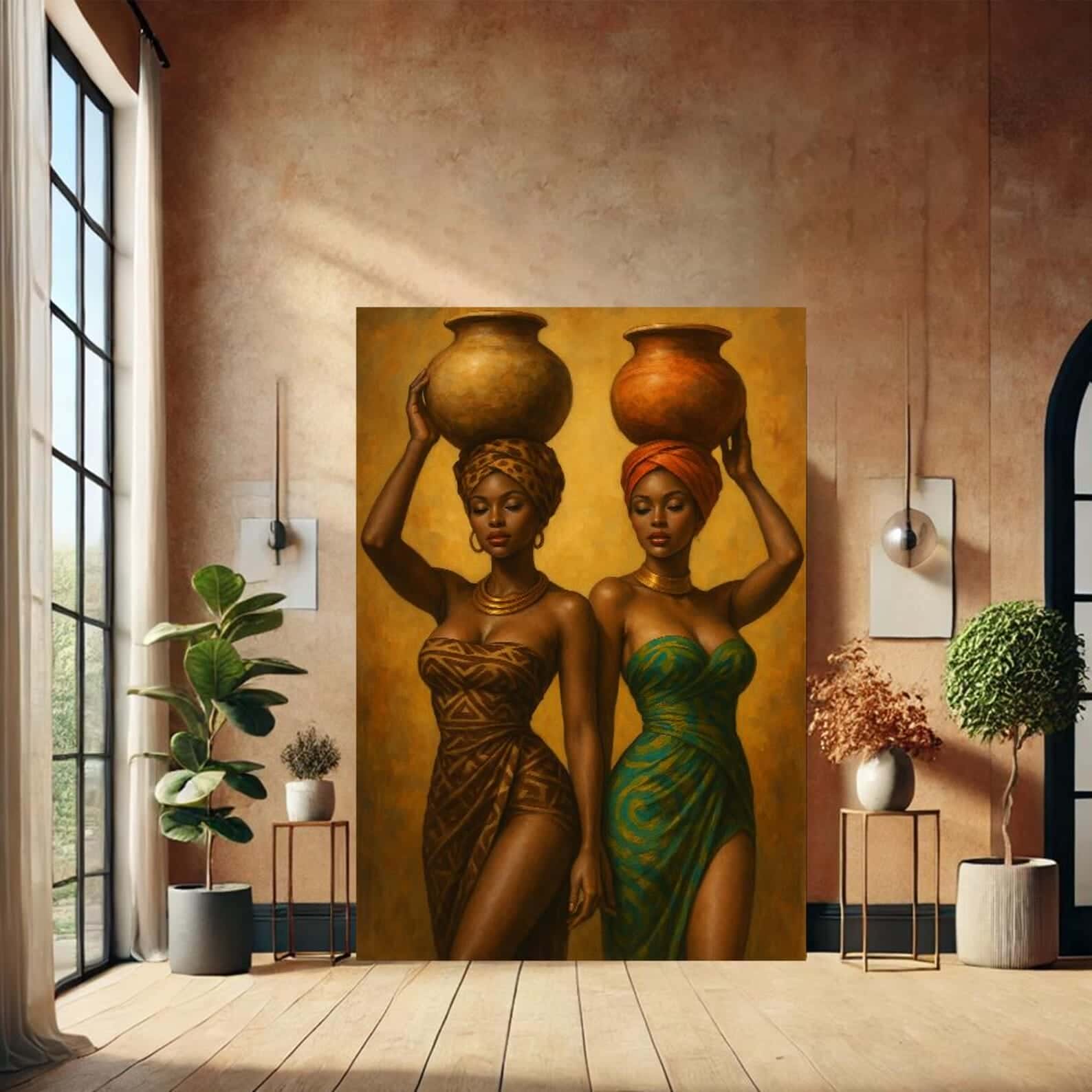 African Artwork | Afrocentric Wall Art | A2 at XILEF Art