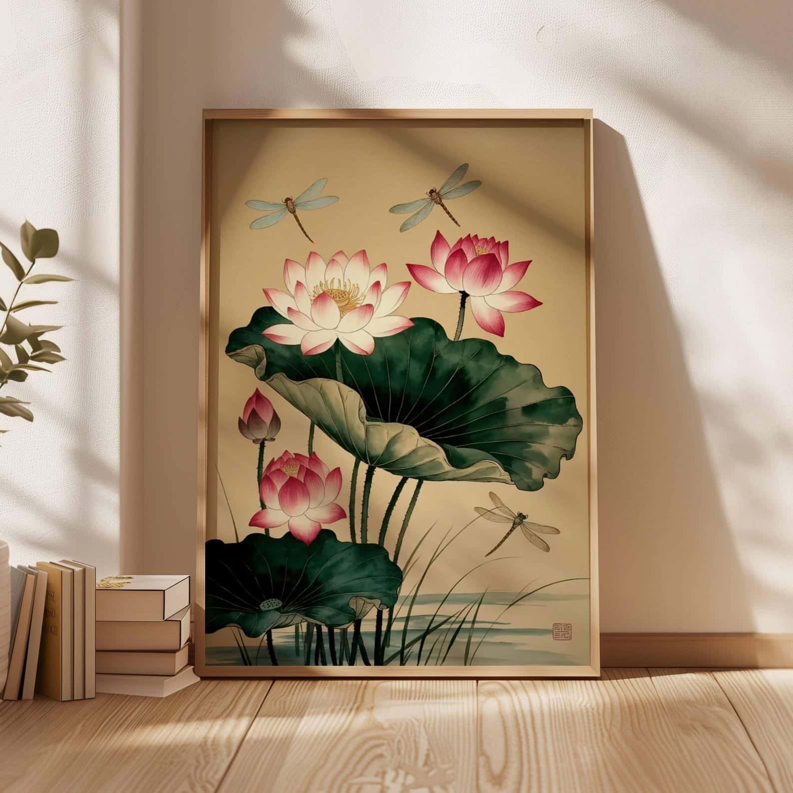 Flowers Artwork | Floral Nature Wall Art | Single, A2 at XILEF Art