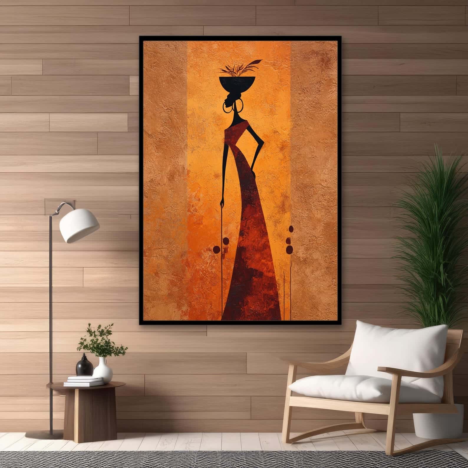 African Artwork | Afrocentric Wall Art | A2 at XILEF Art