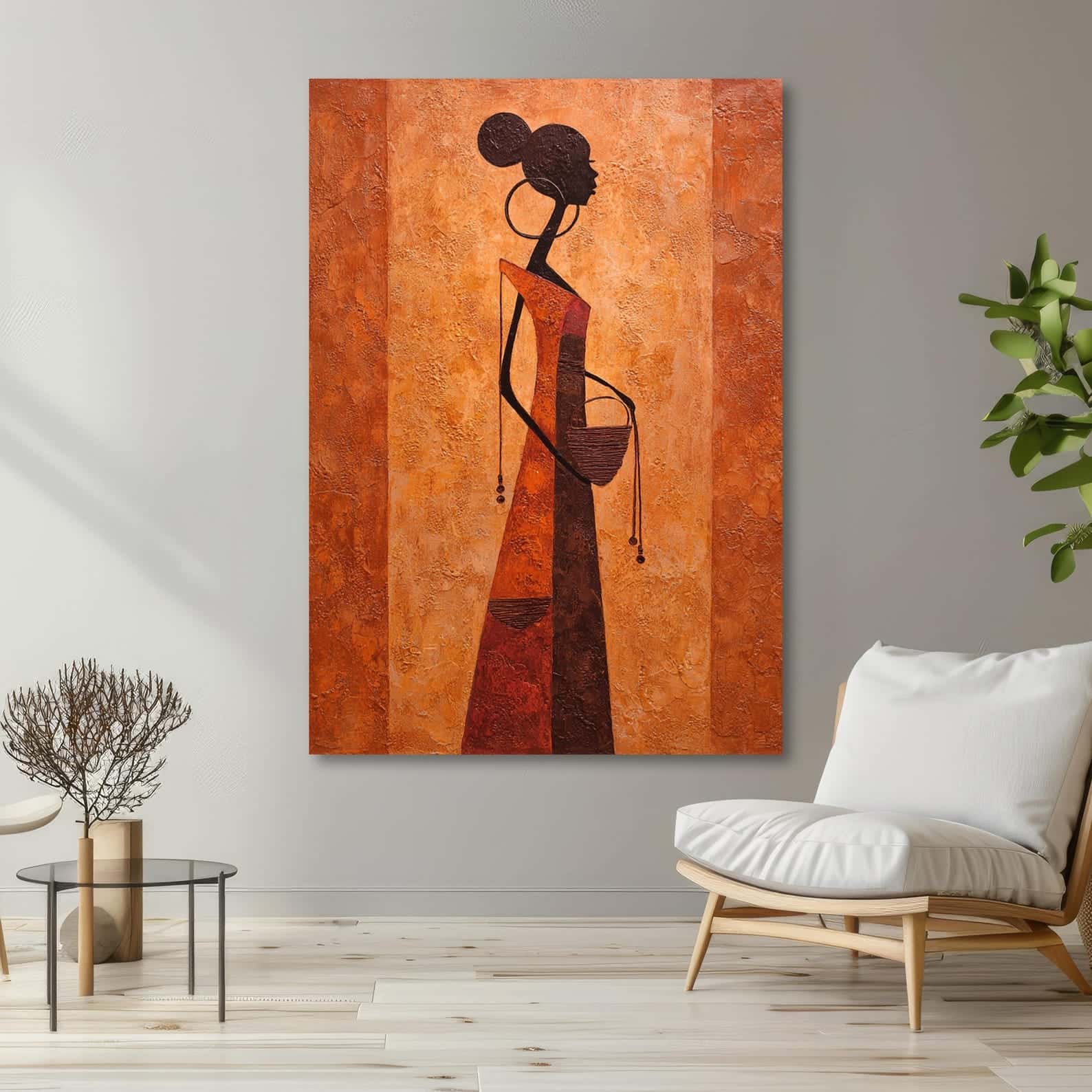 African Artwork | Afrocentric Wall Art | A2 at XILEF Art