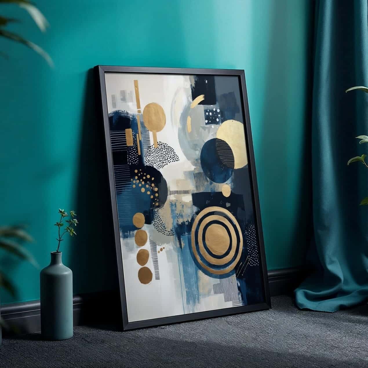 Abstract Artwork | Modern Wall Art Style | Single, A2 at XILEF Art