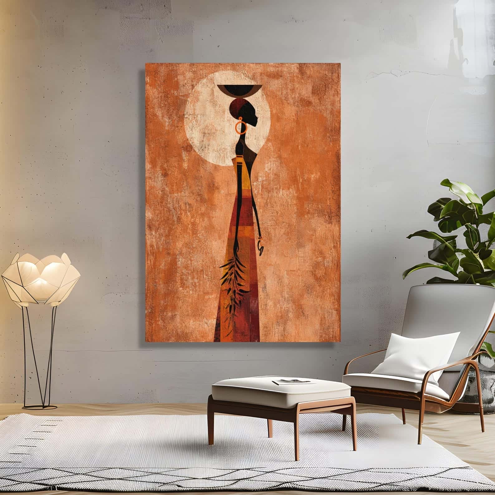 African Artwork | Afrocentric Wall Art | A2 at XILEF Art