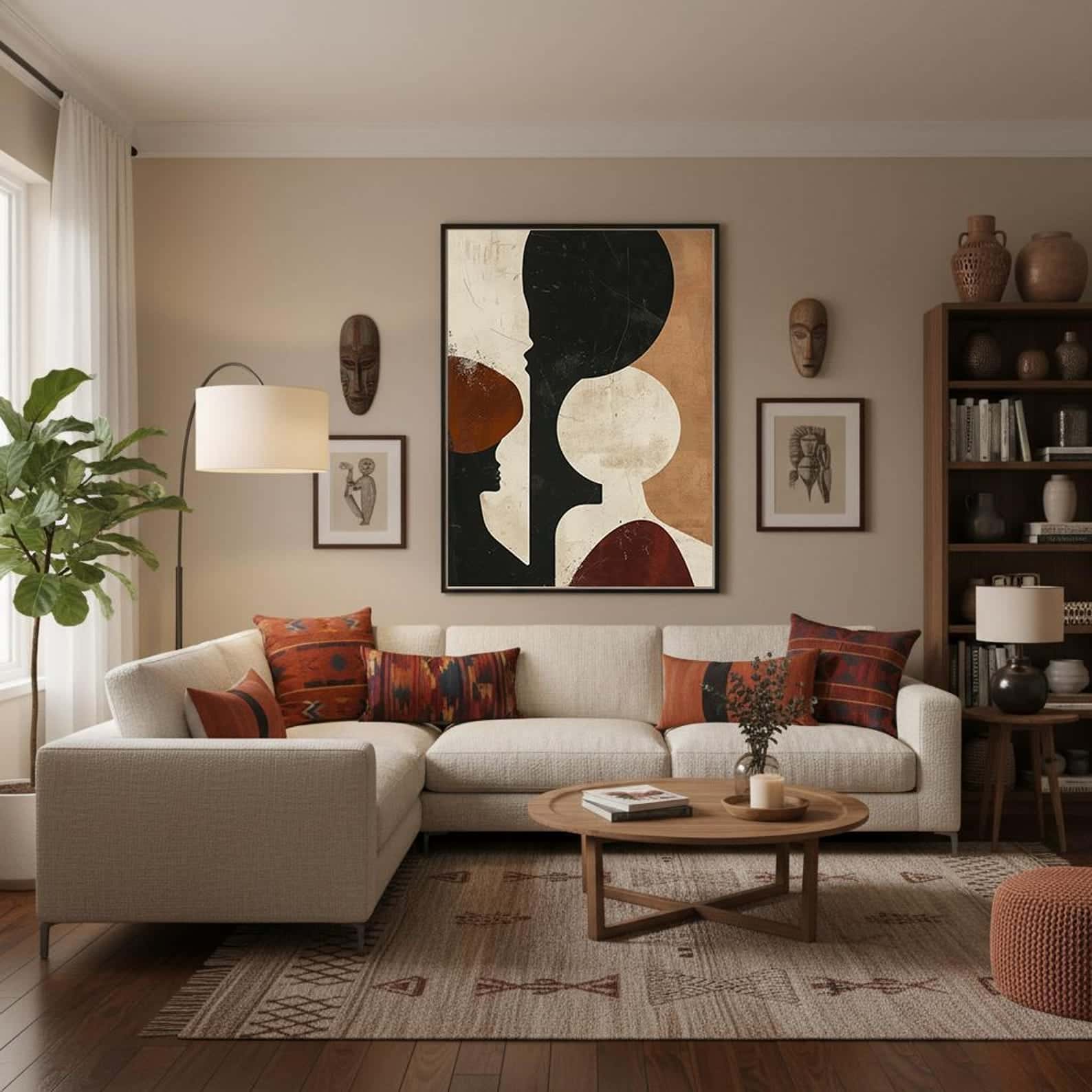 African Artwork | Afrocentric Wall Art | A2 at XILEF Art