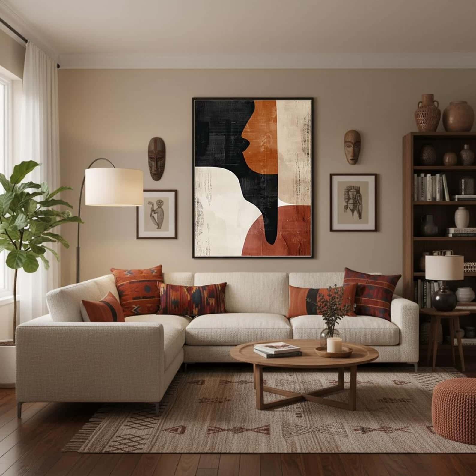 African Artwork | Afrocentric Wall Art | A2 at XILEF Art