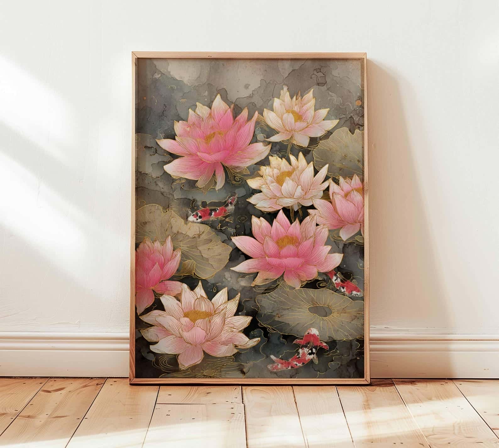 Flowers Artwork | Floral Nature Wall Art | Single, A2 at XILEF Art