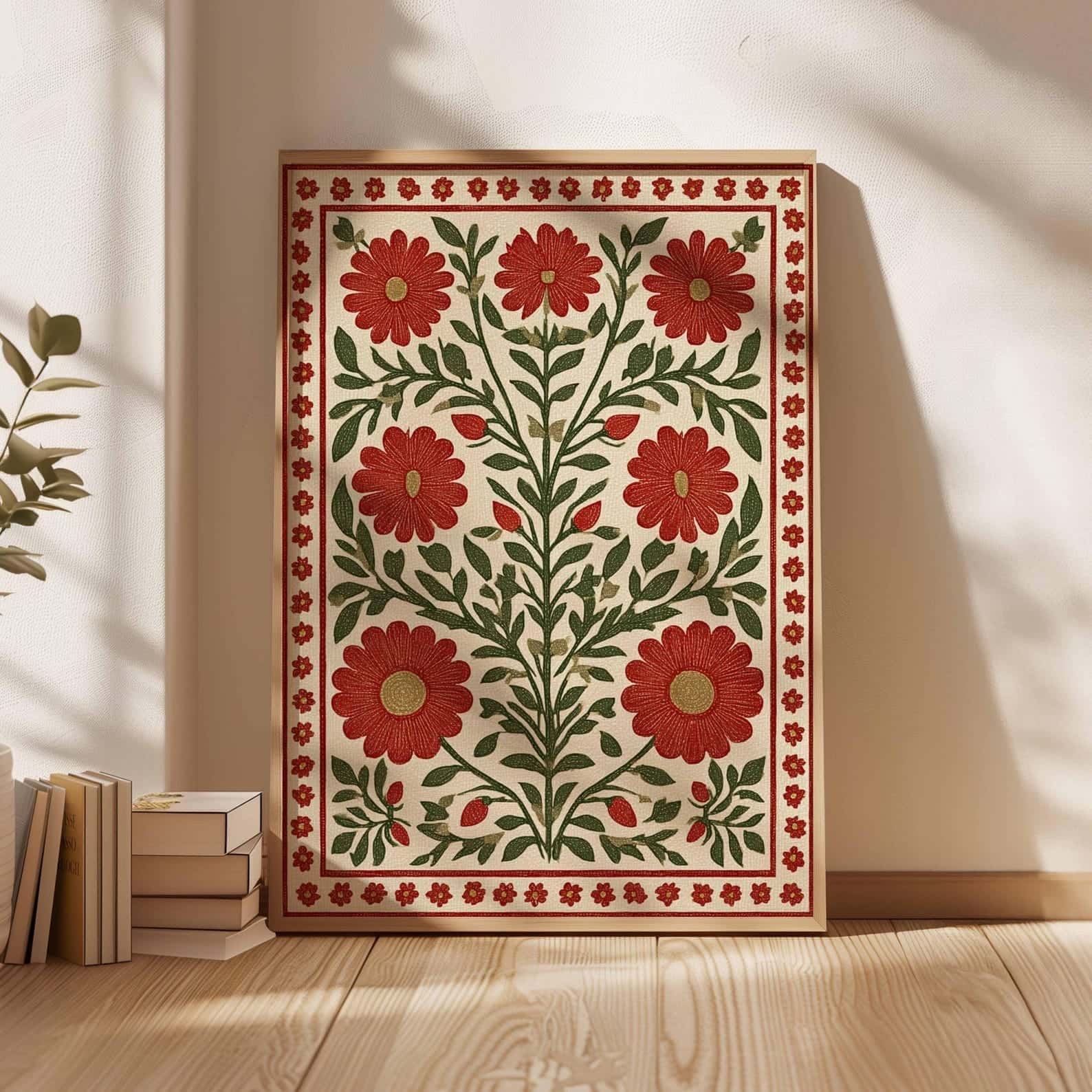 Flowers Artwork | Floral Nature Wall Art | Single, A2 at XILEF Art
