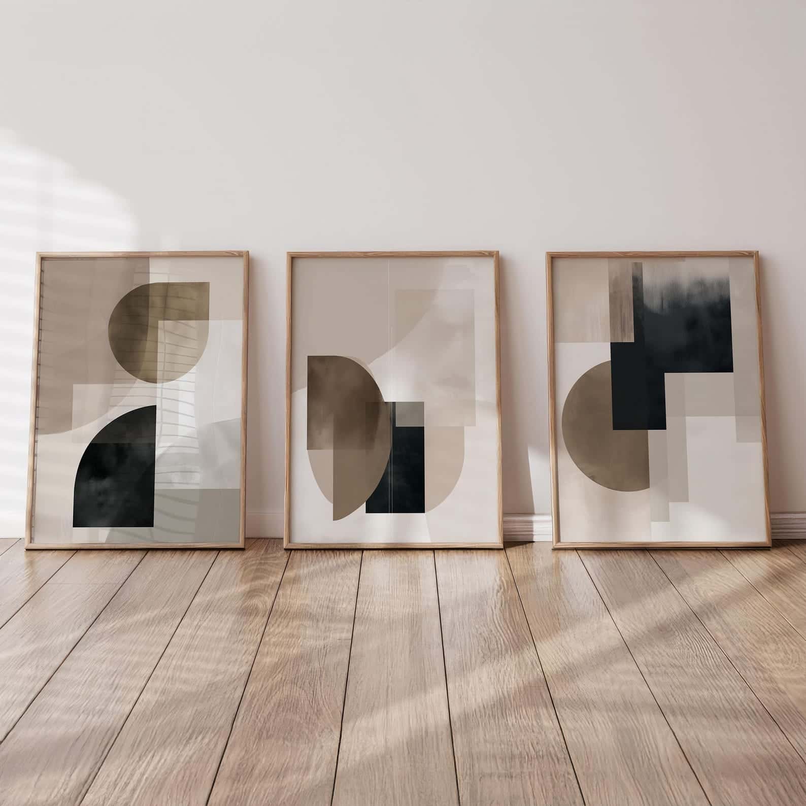Abstract Artwork | Modern Wall Art Style | Trio, A2 at XILEF Art