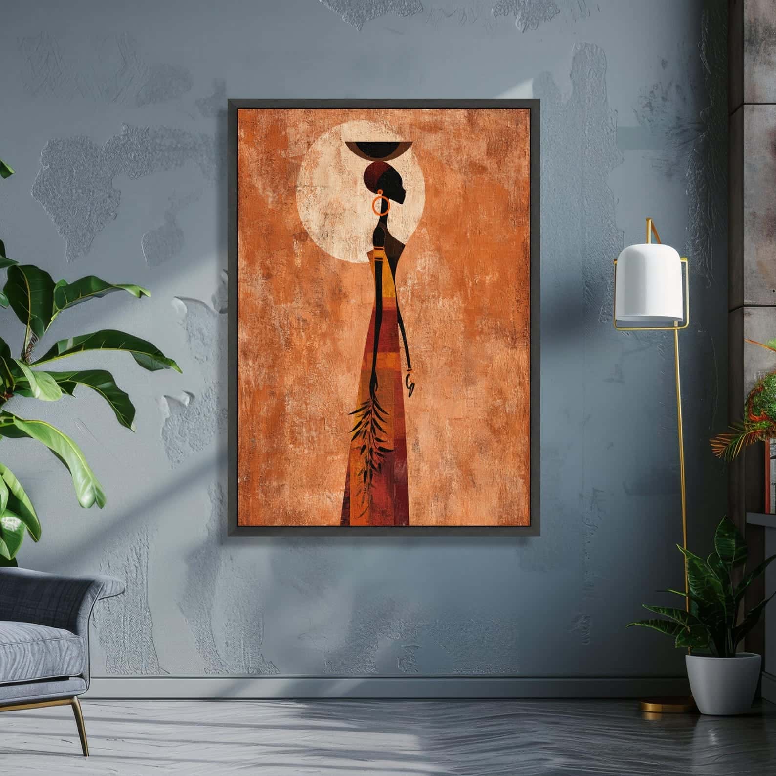 African Artwork | Afrocentric Wall Art | A2 at XILEF Art
