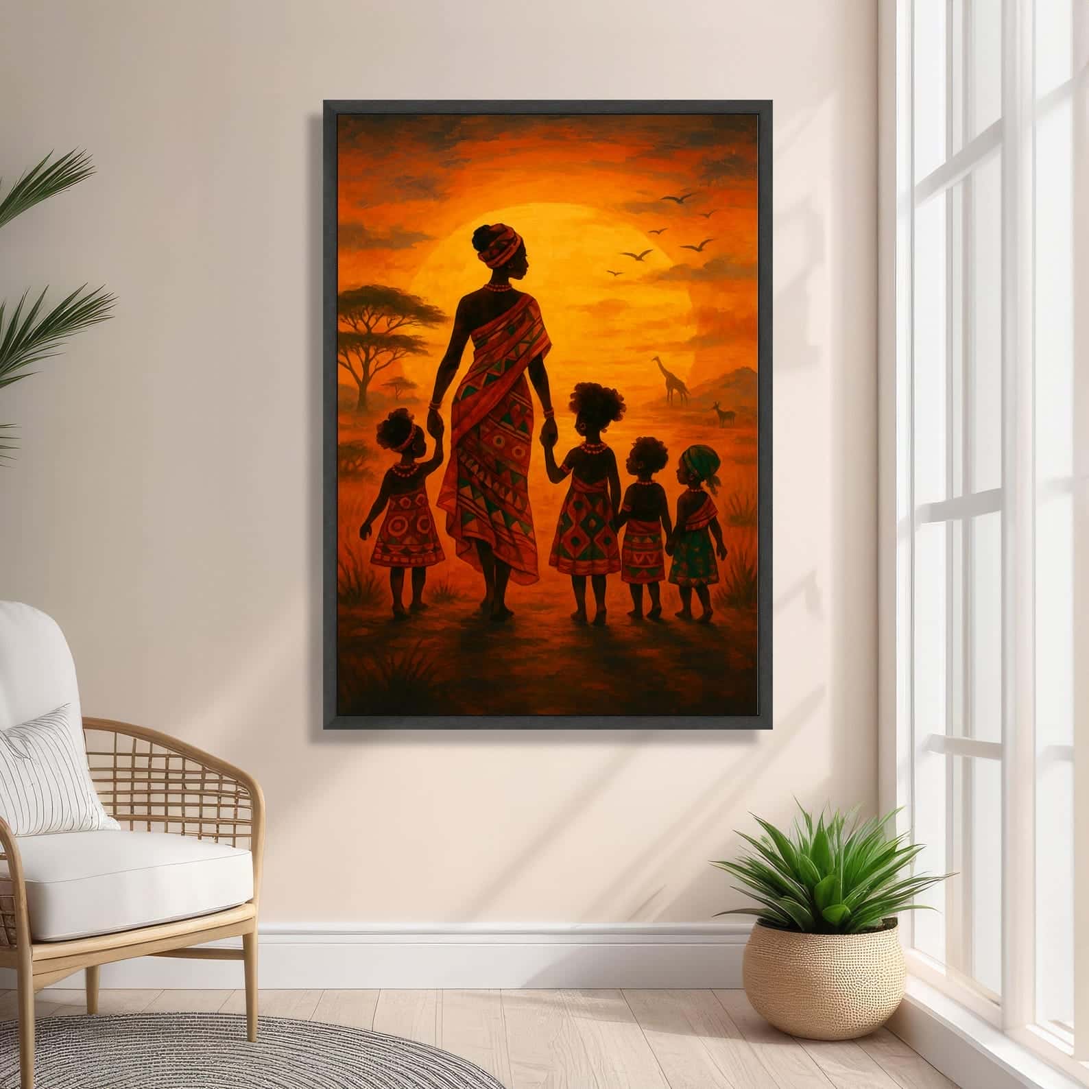 African Artwork | Afrocentric Wall Art | A2 at XILEF Art