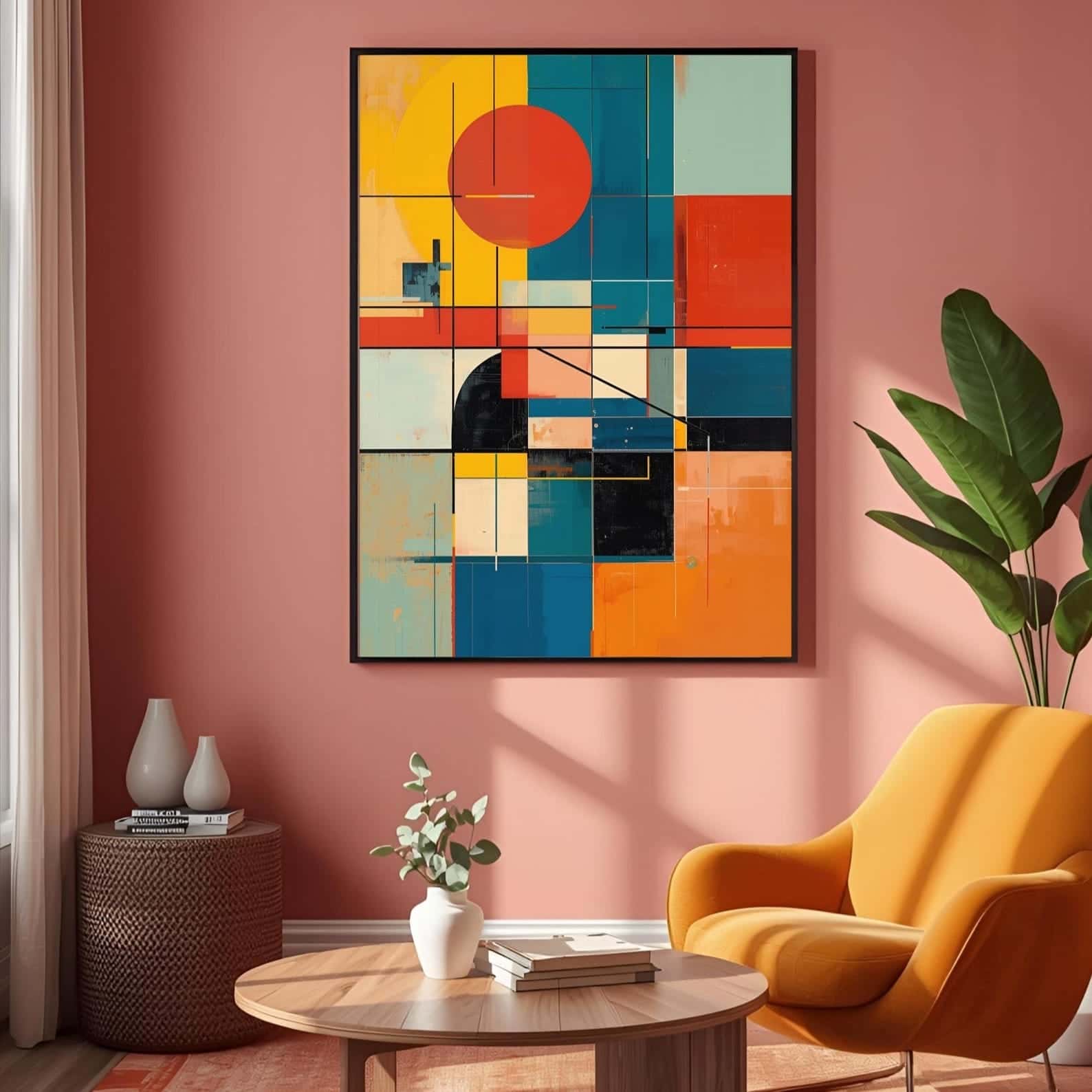 Abstract Artwork | Modern Wall Art Style | Single, A2 at XILEF Art