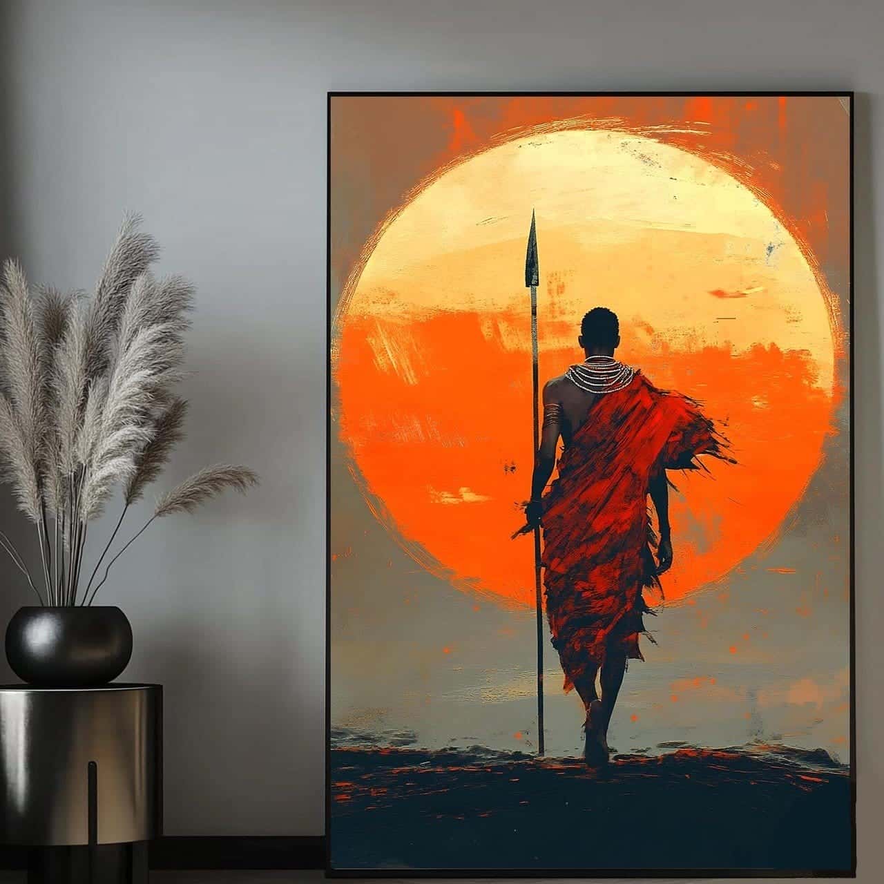 African Artwork | Afrocentric Wall Art | A2 at XILEF Art