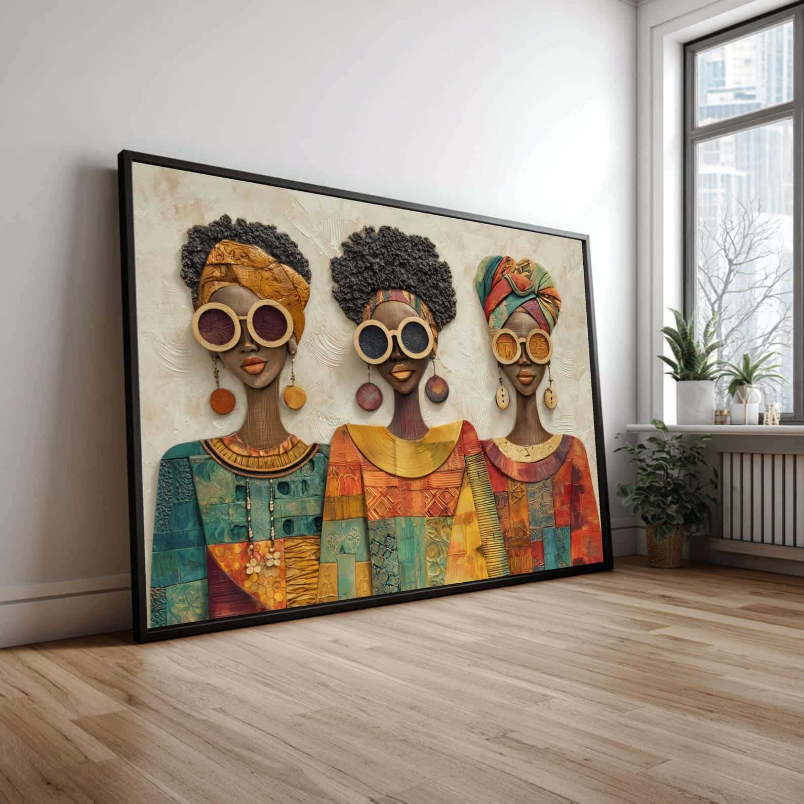 African Artwork | Afrocentric Wall Art | A2 at XILEF Art